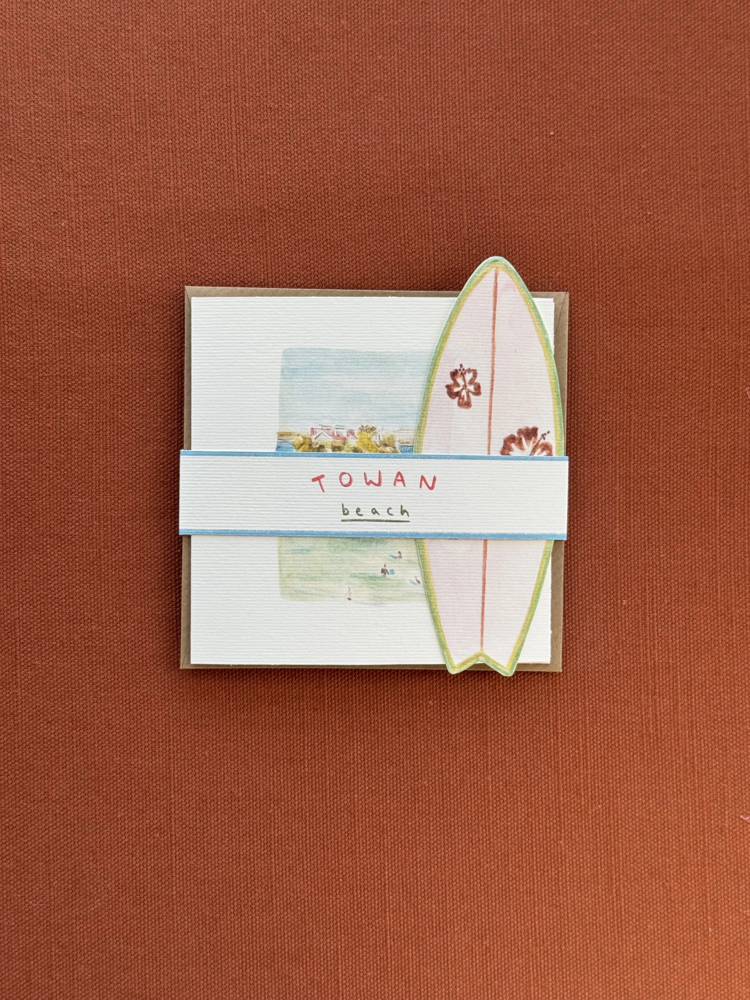 Towan beach - Greeting Card