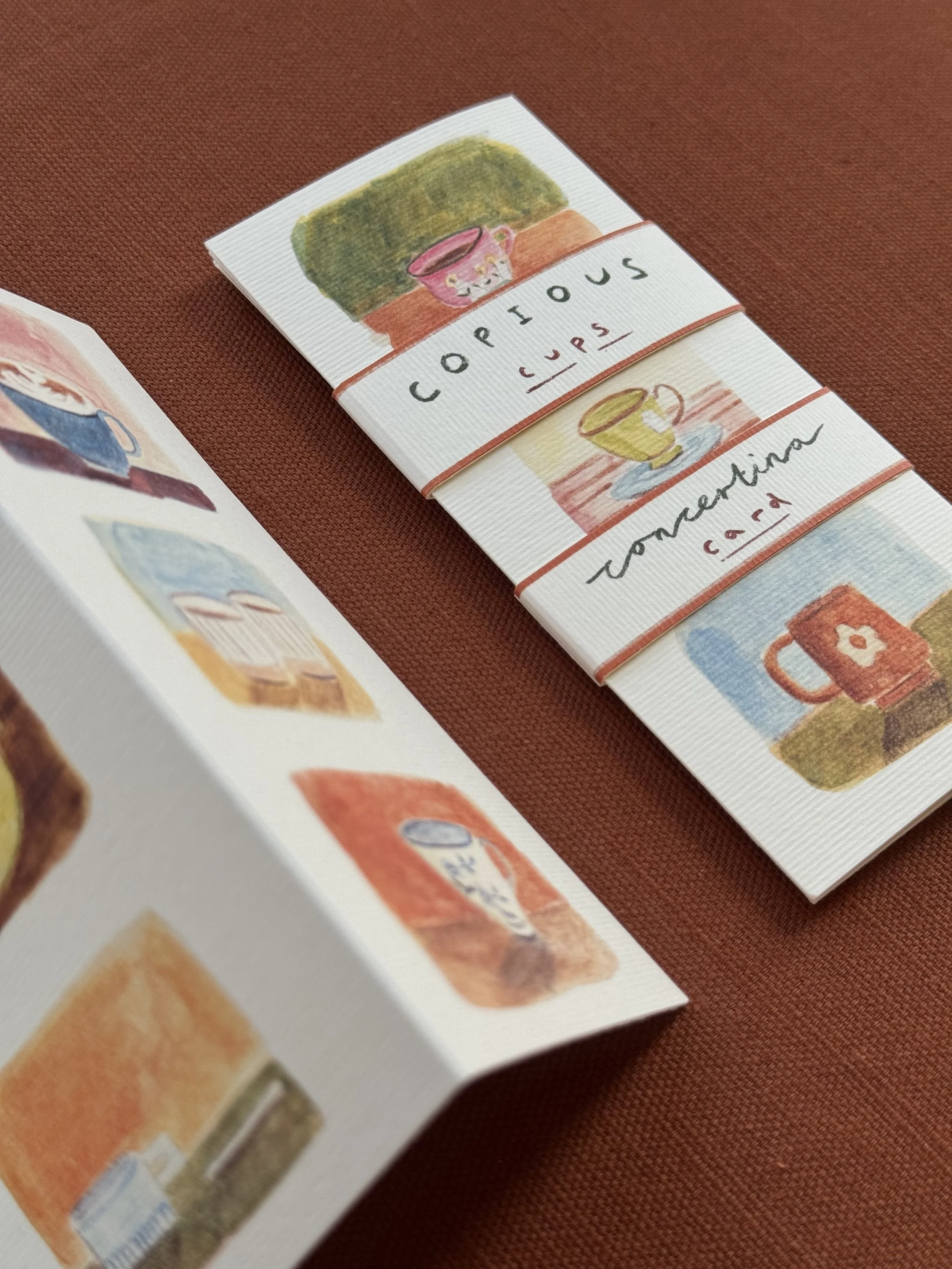 Copious Cups - Concertina Card