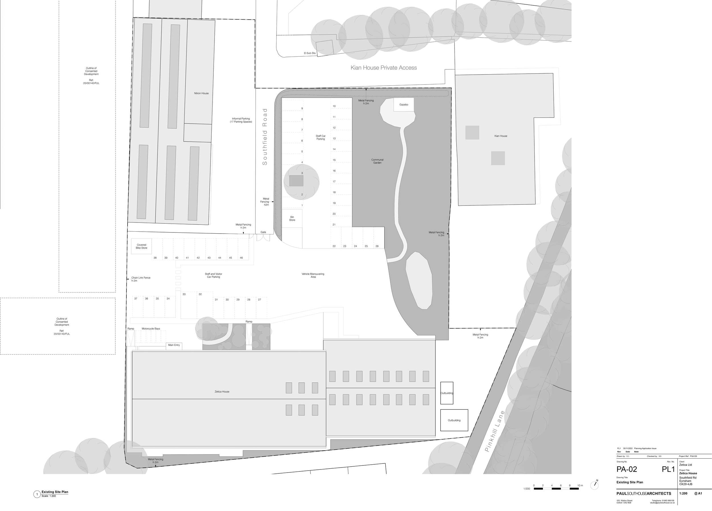 PSA100-PA-02 Existing site plan - RevPL1.png