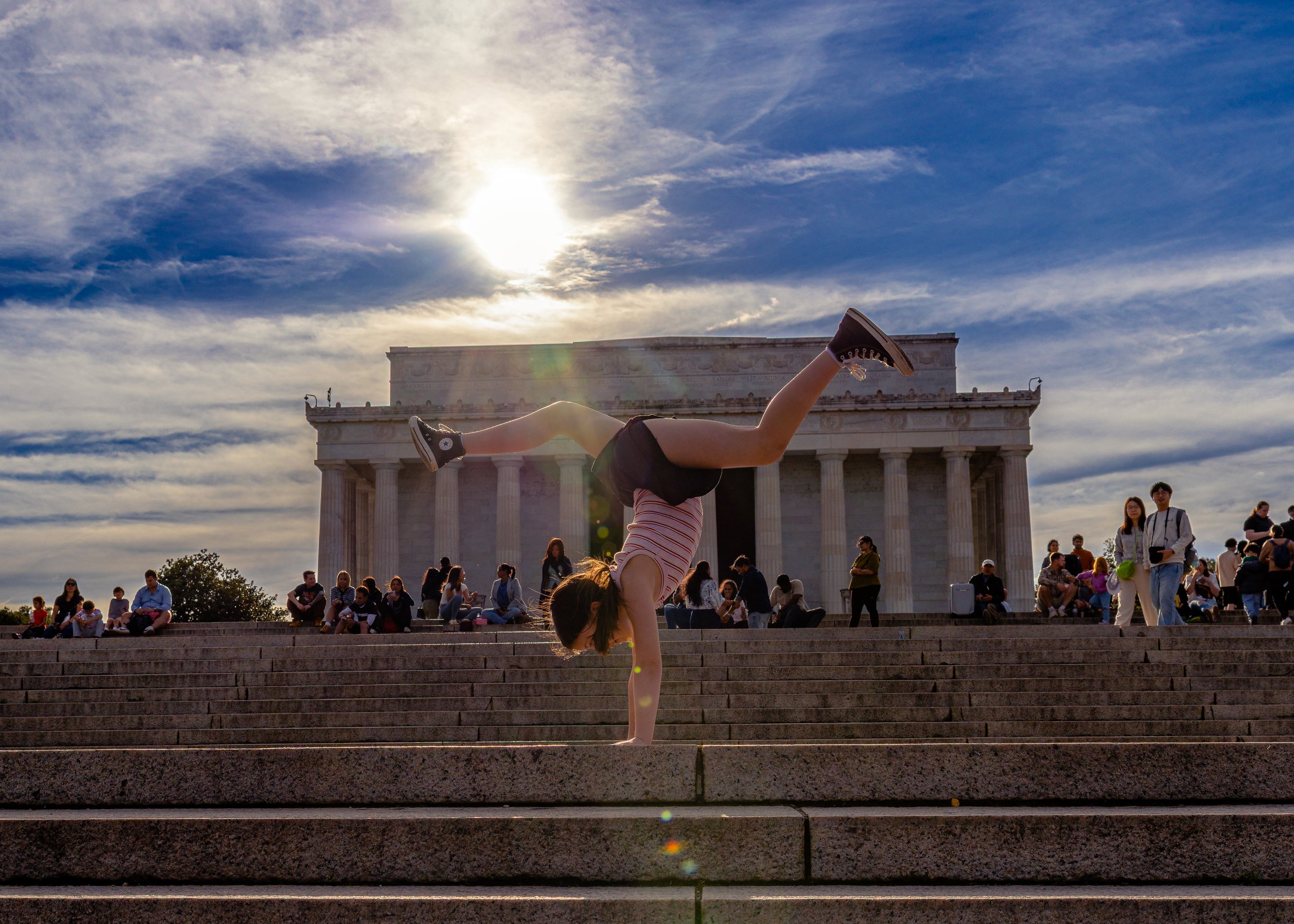 Lily. Lincoln Memorial, Washington D.C. 2026