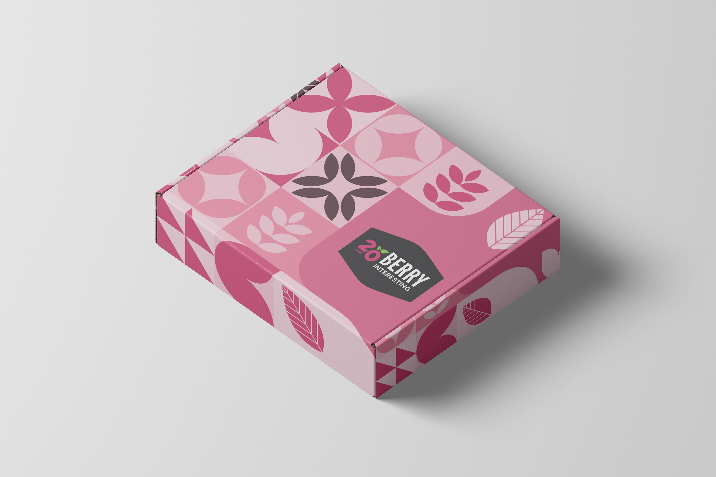 Custom 20th Anniversary gift box packaging