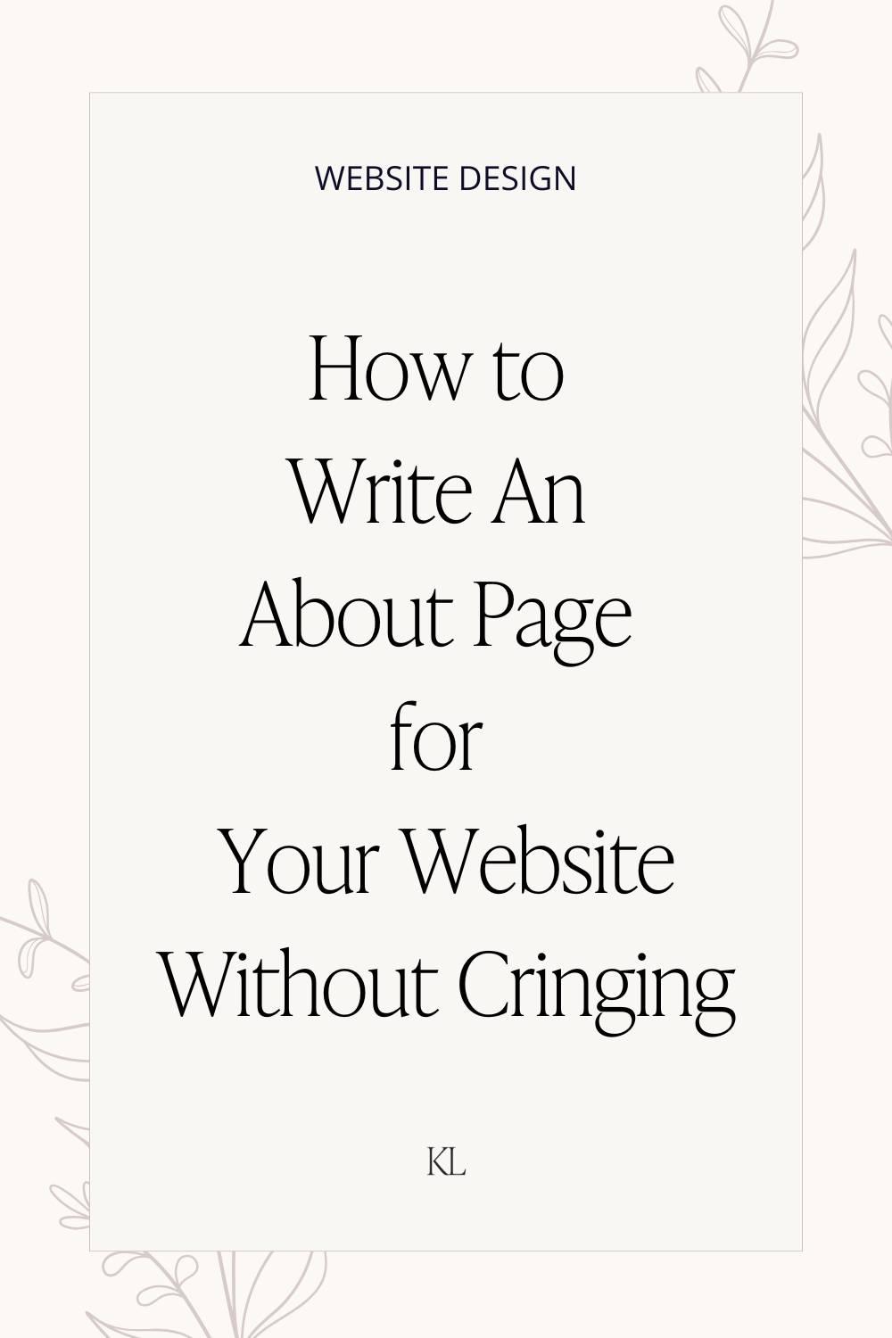 How to Write An About Page for Your Website Without Cringing