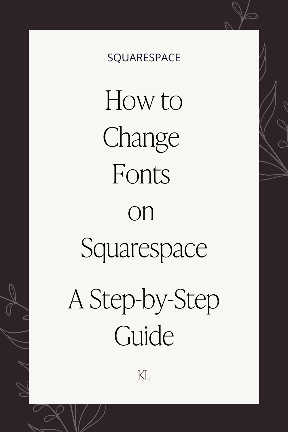 How to Change Fonts on Squarespace