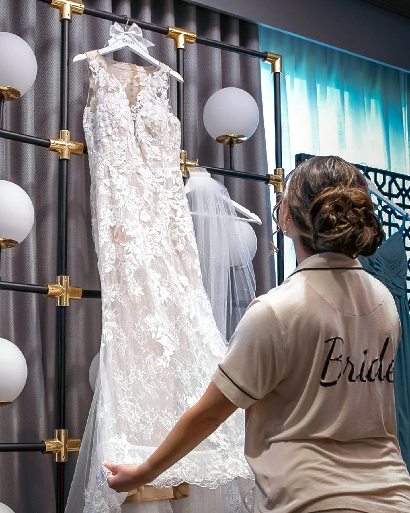 It’s more than just fabric; it’s a symbol of dreams and the promise of a beautiful future. 👗 #weddingdress #bride #videographer #weddingvideo #dress