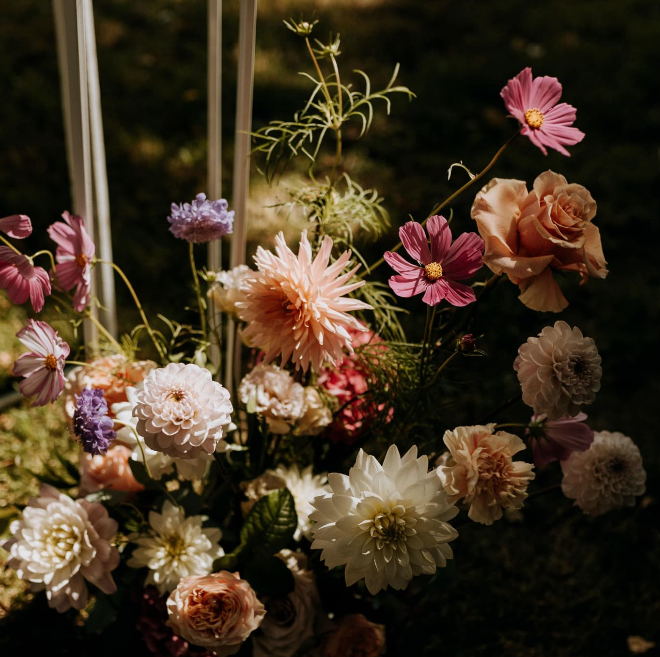 Composition de fleurs fraîches
