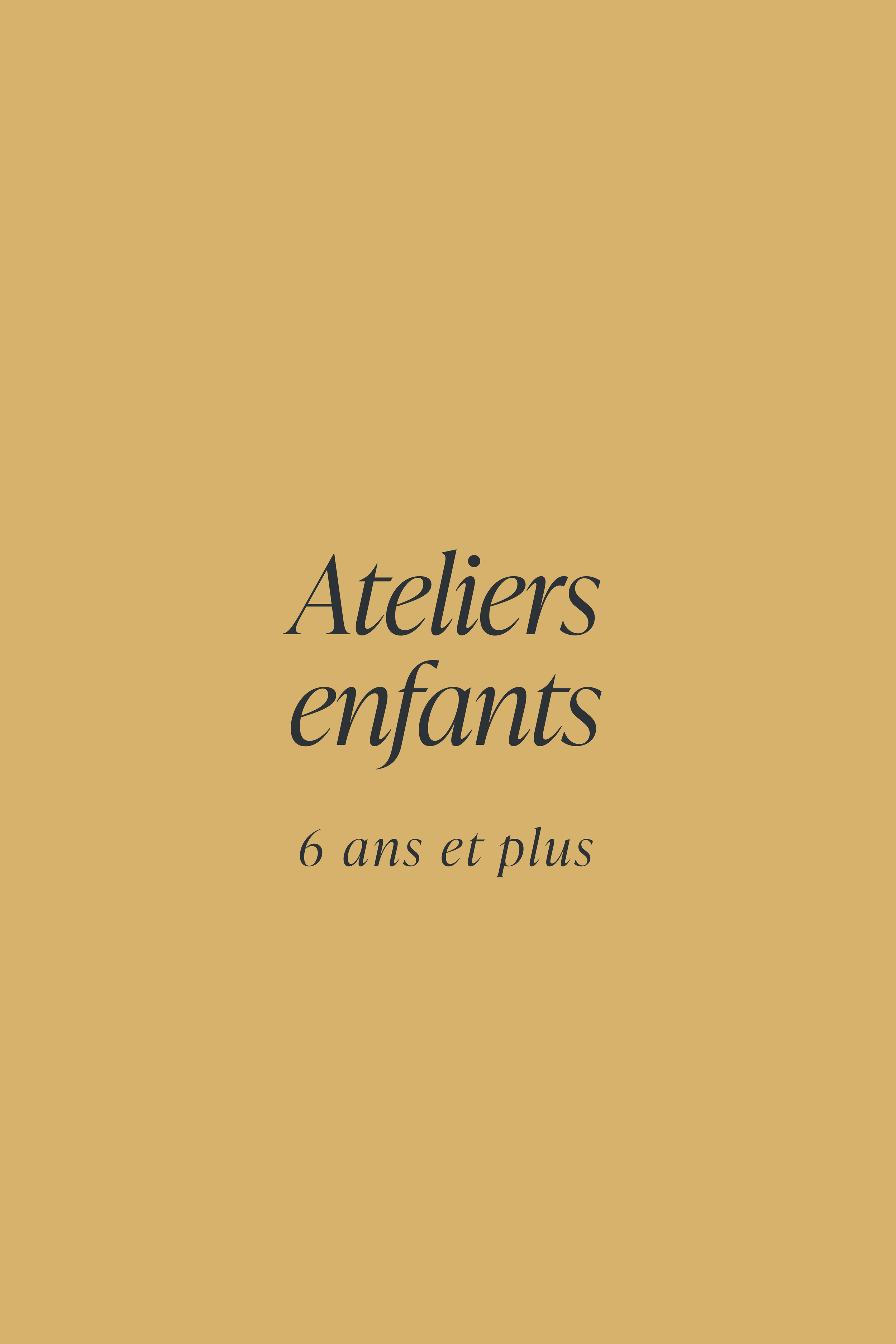 Ateliers Enfants