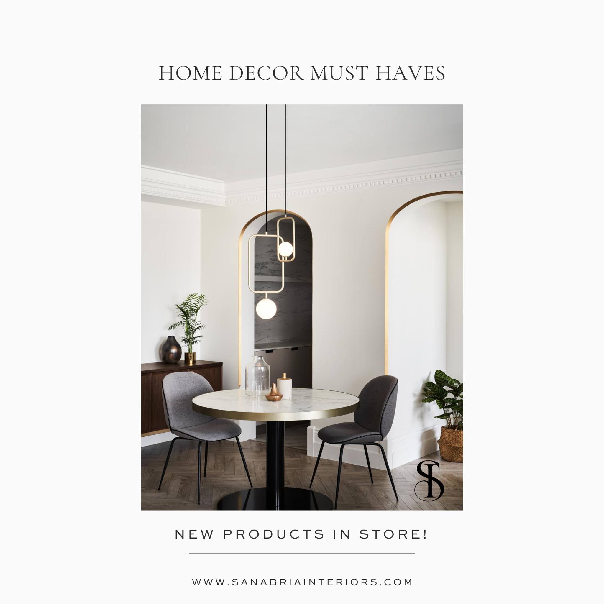 🌟✨ NEW ARRIVALS ALERT! ✨🌟

Hey #HomeDecorLovers! We&rsquo;re thrilled to announce that our store has just stocked up on an all-new range of products that are sure to transform your space into a cozy haven! 

From sleek and modern to rustic and char