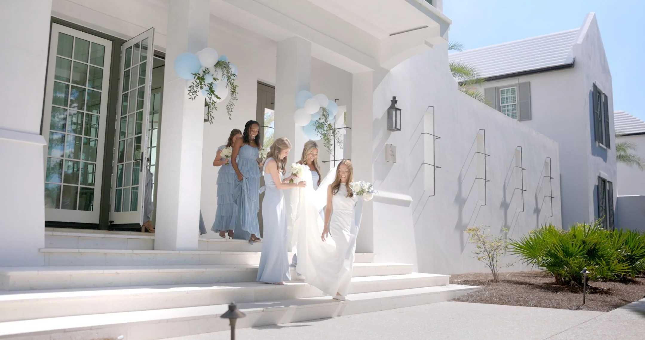 Frame grabs from Elizabeth &amp; Connor, married in Alys beach