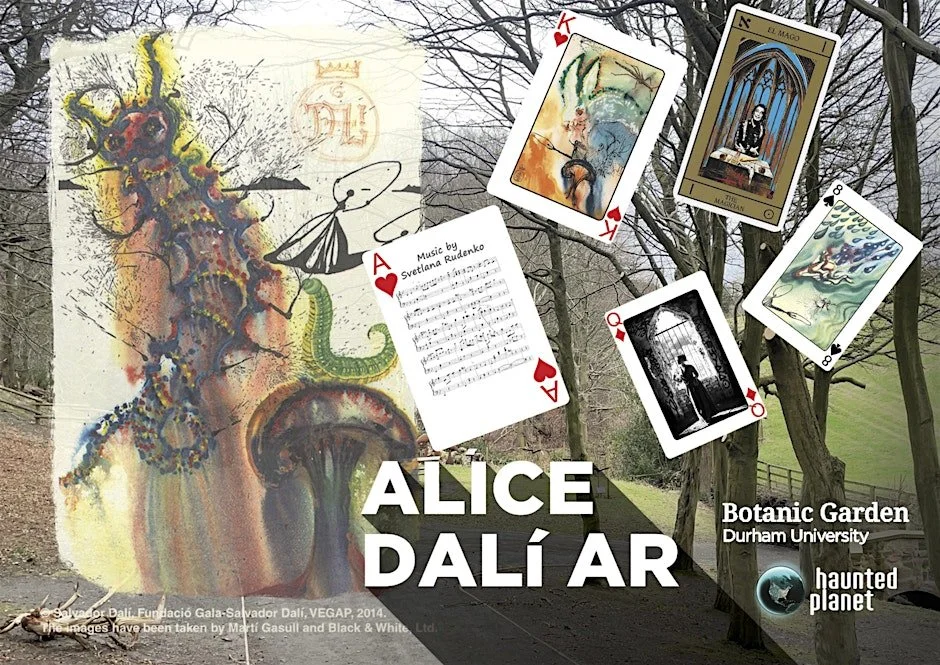 Augmented Reality Workshop: "Alice Dali AR" at Botanic Garden, Durham