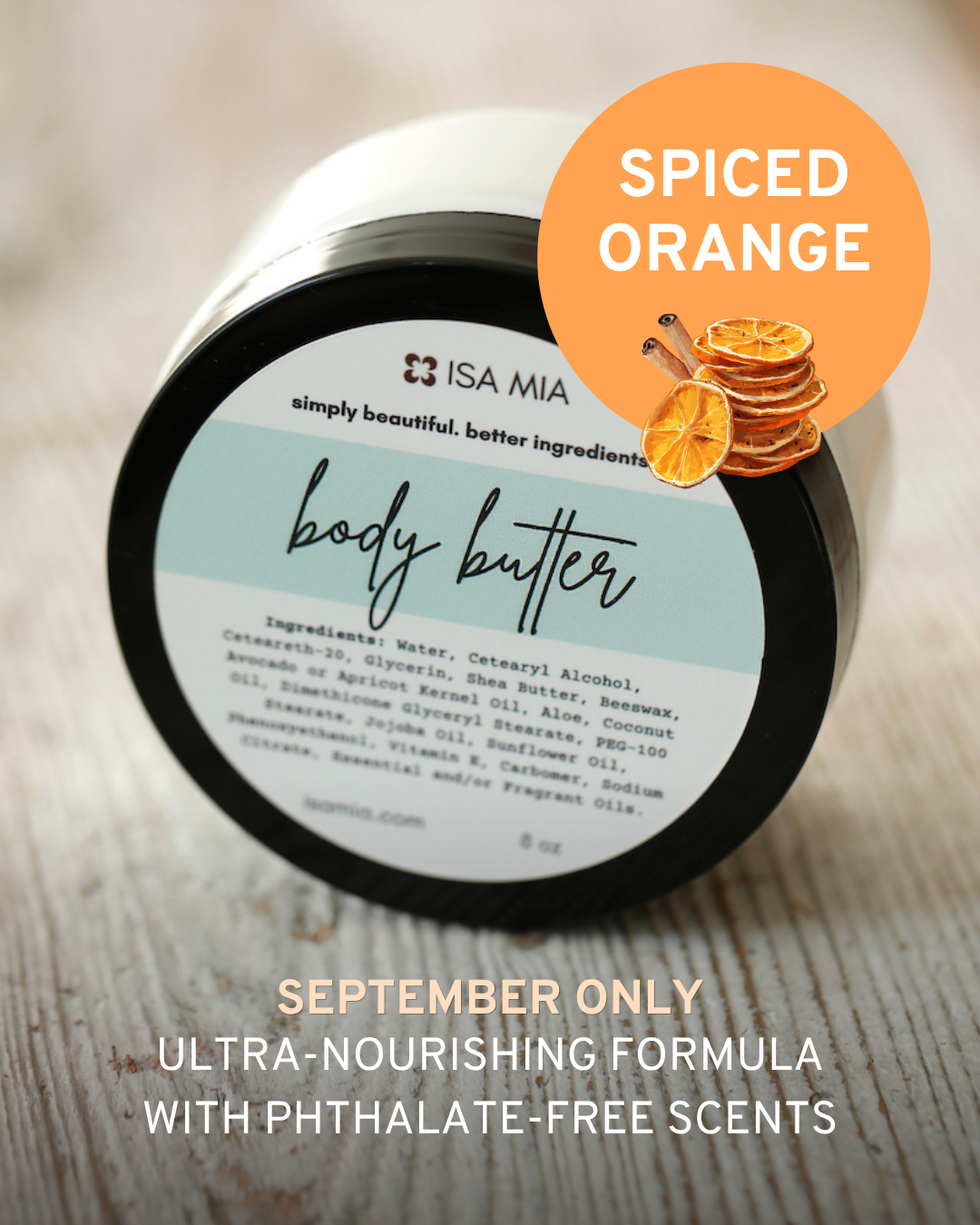 Body Butter Limited Ed. Scents - Nourishing Shea Butter Moisturizer for Dry Skin