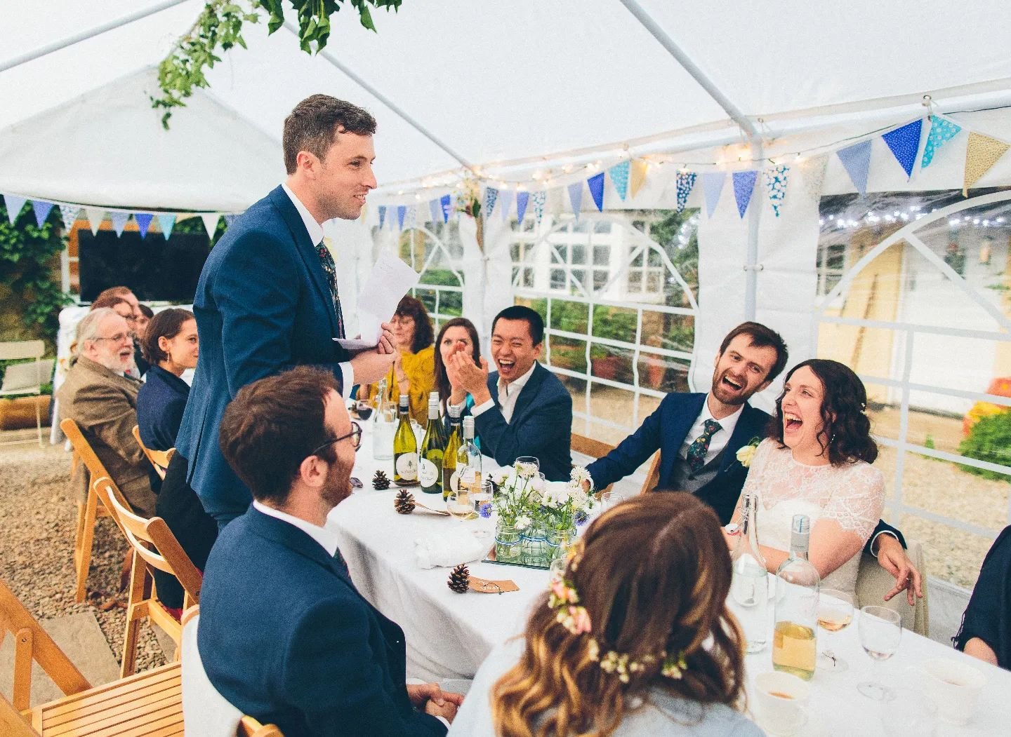 Speeches at Rachel &amp; Pete's marquee wedding in North Yorkshire.

They chose @jervaulxabbeyweddings to get married followed by a beautiful garden party afterwards.

#marqueewedding
#yorkshiredaleswedding
#northyorkshireweddingphotographer
#2025bri