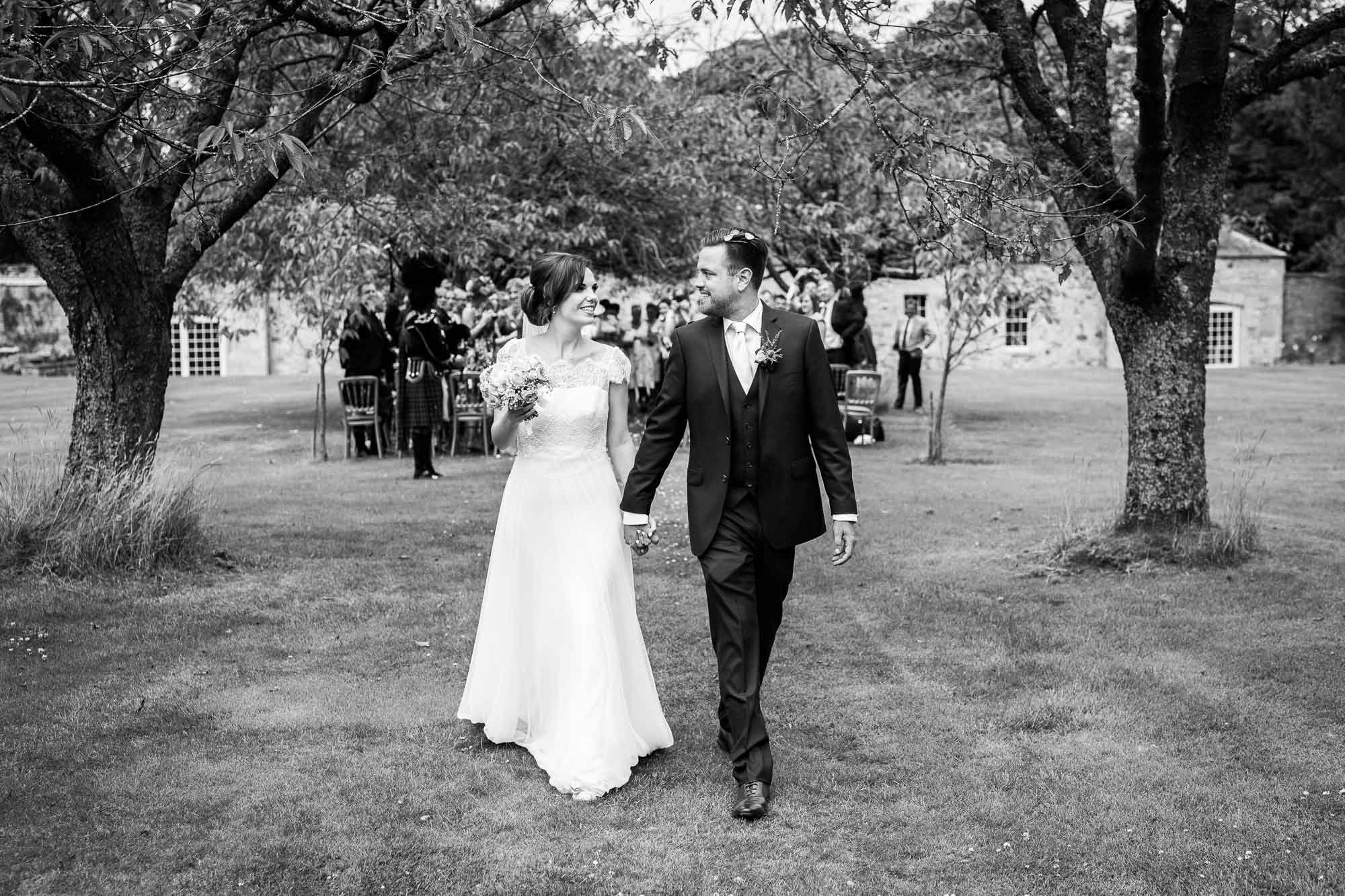 Kirknewton House Stables Wedding Photography Couple Portrait