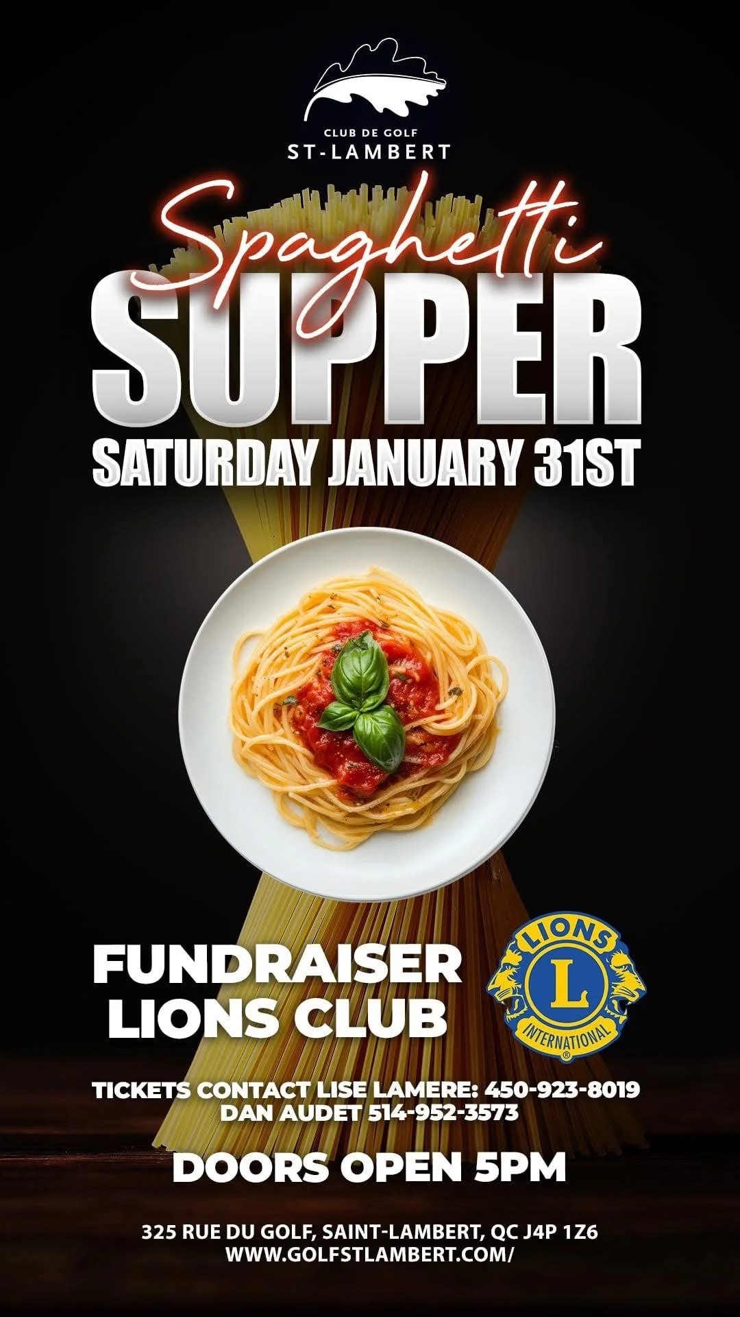 Spaghetti Supper Fundraiser