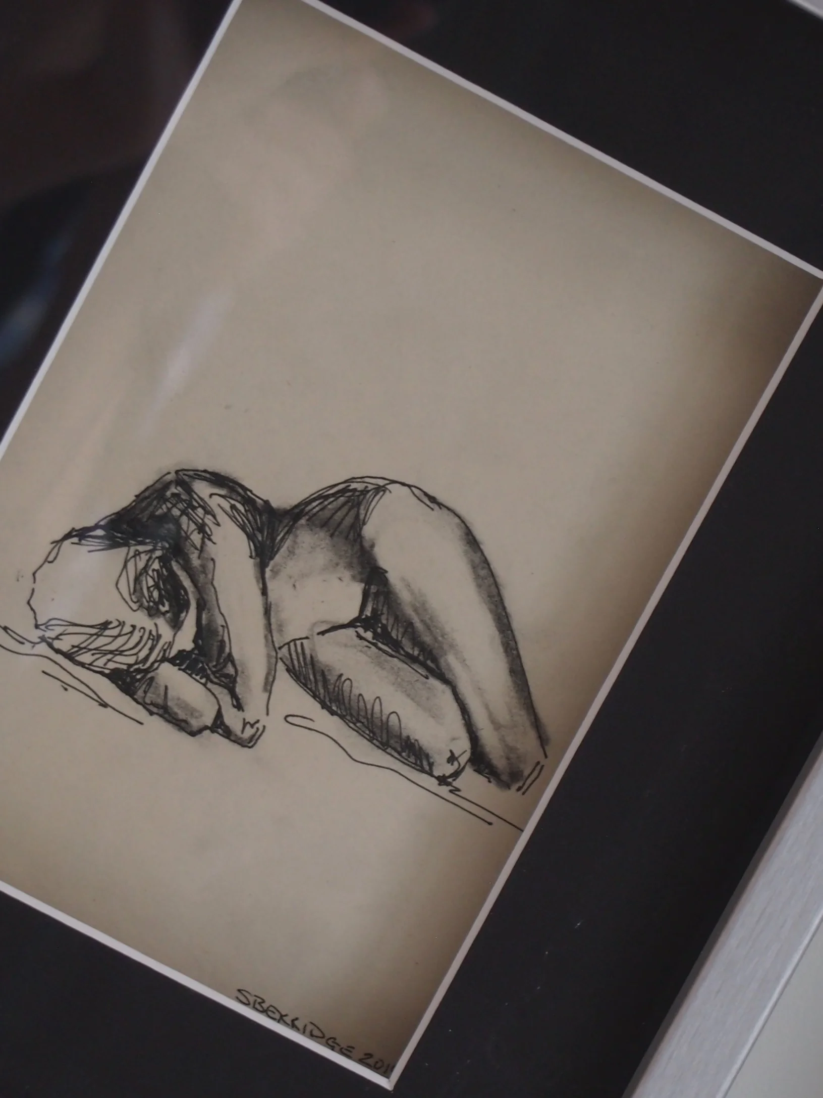 charcoal and ink | 2014 nude series | #3