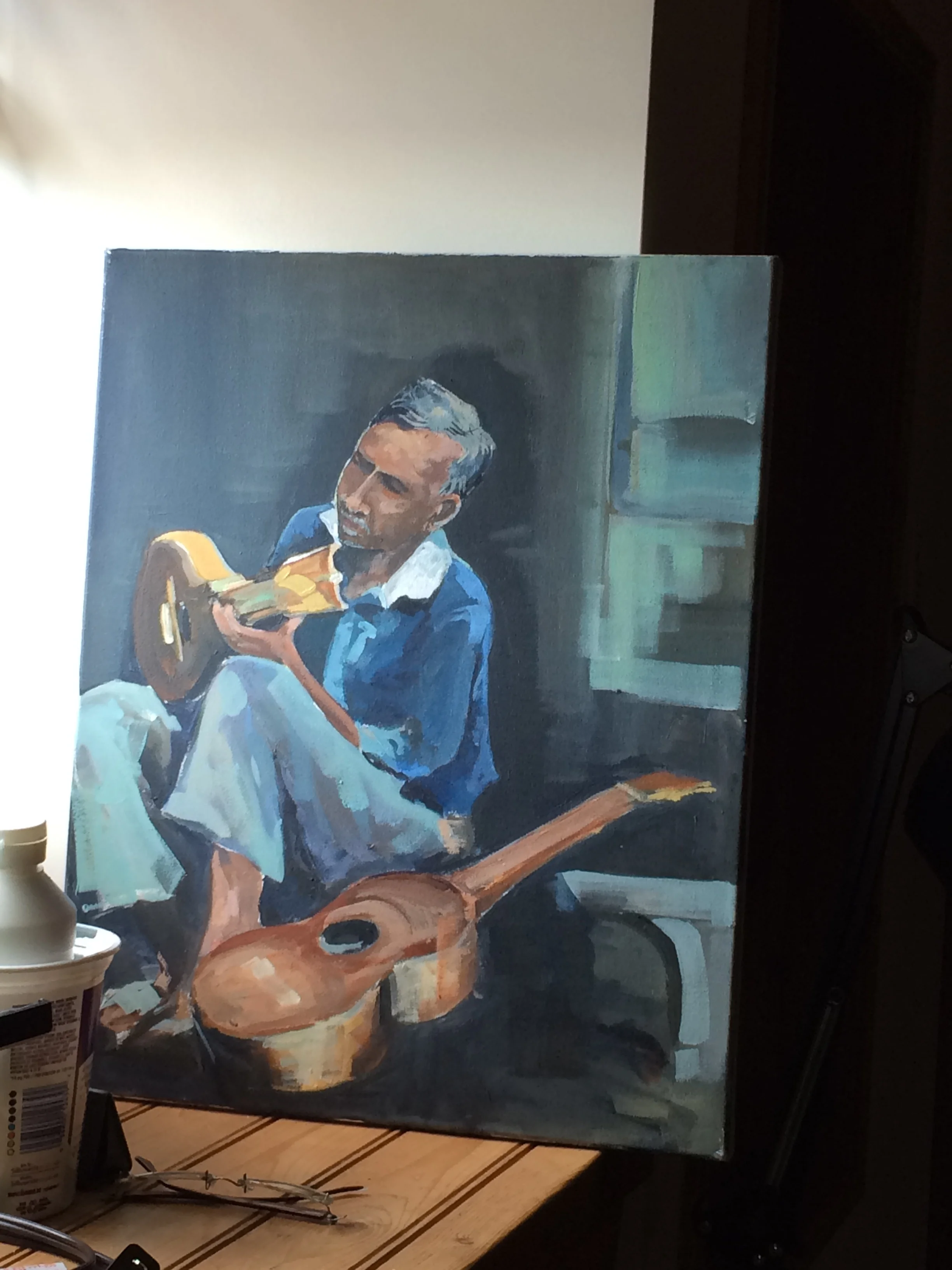 acrylic | 2015 san rafael, trinidad | cuatro maker