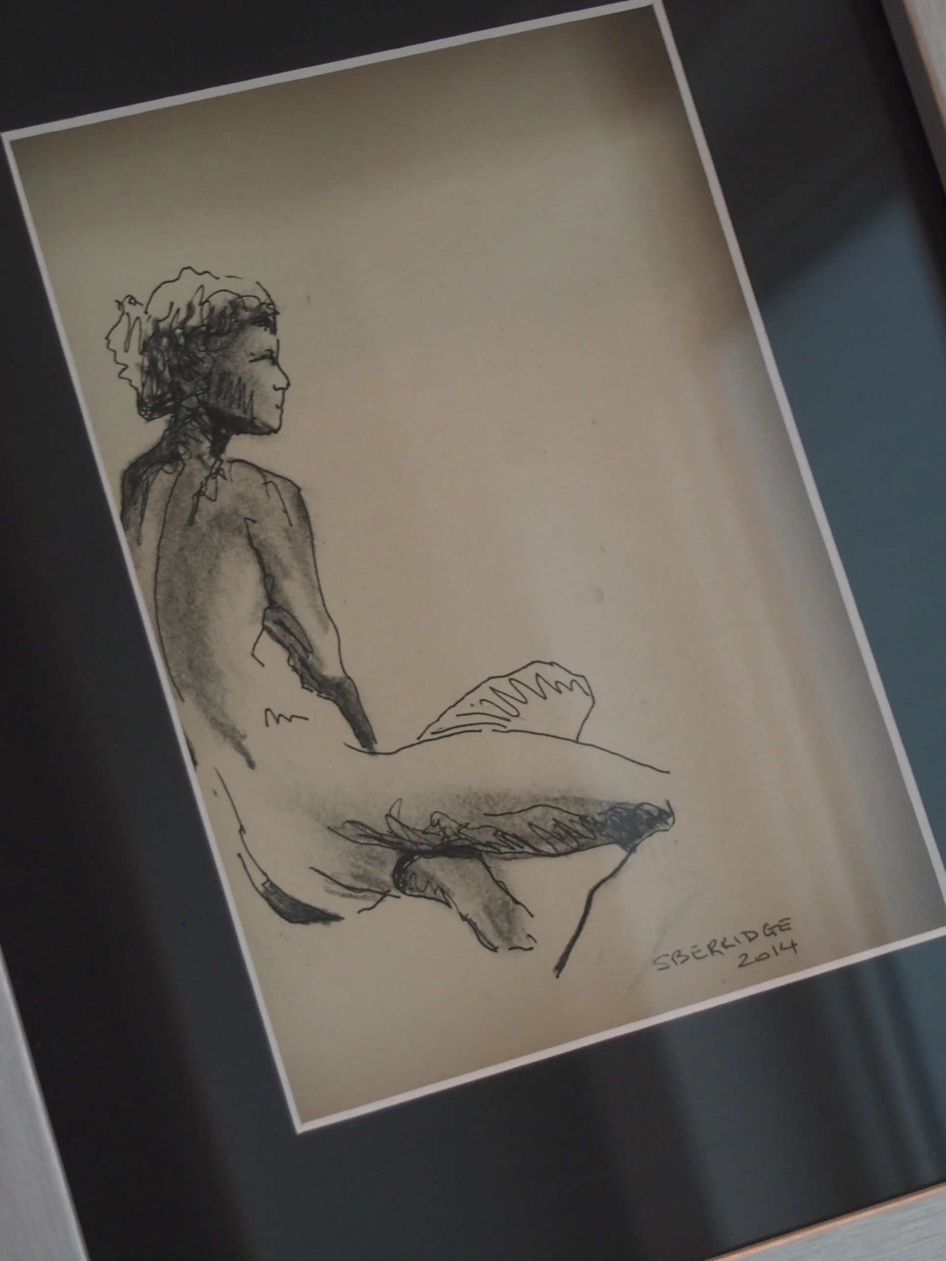 charcoal and ink | 2014 nude series | #1