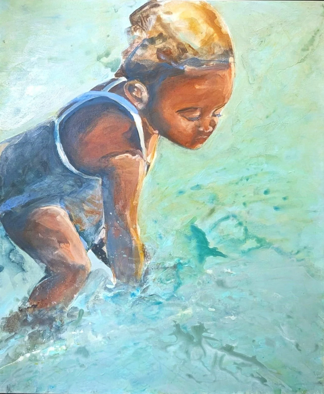 acrylic | 2019 waves series | fun & games