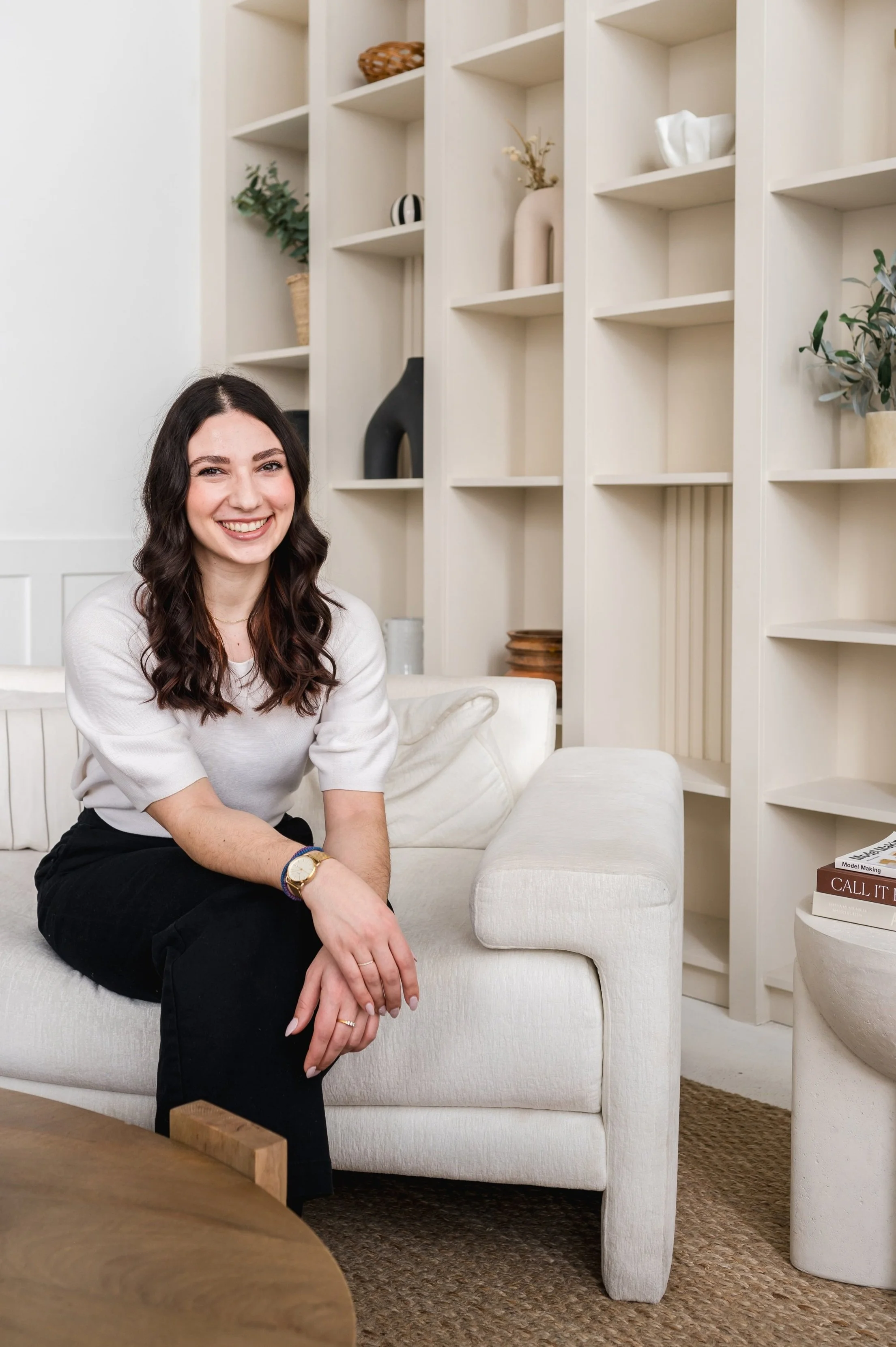 Headshot of Hatched Plan Studio Co-Founder Angeline Pizolinas