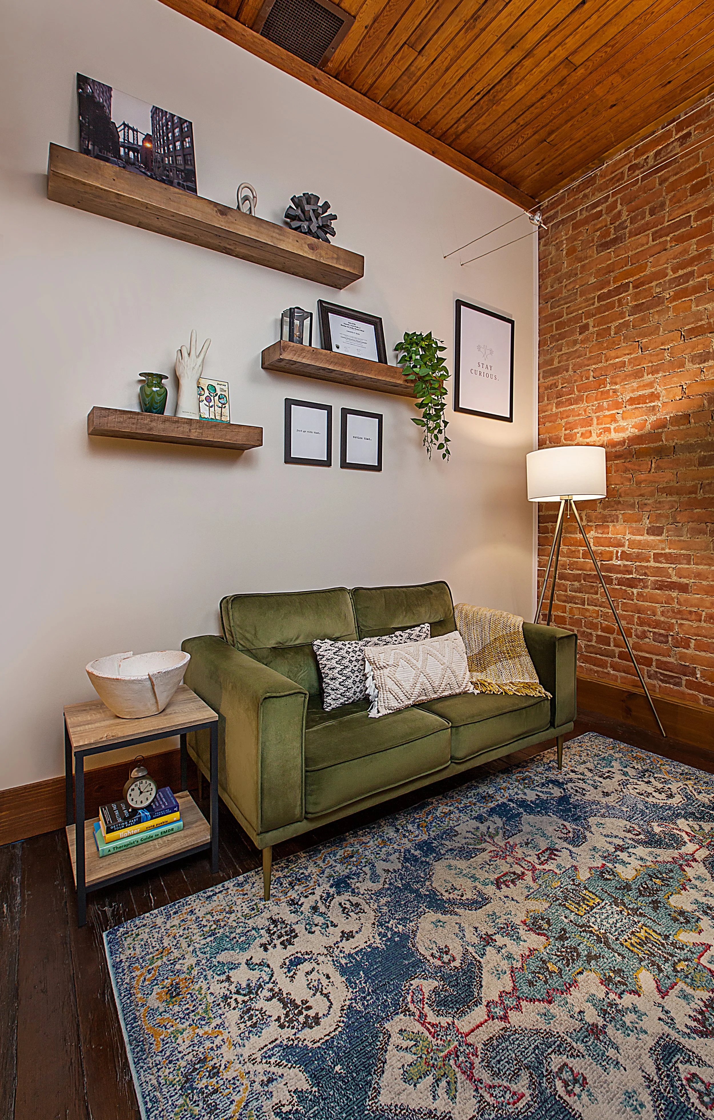 Boho Chic Therapist Office