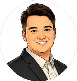 AI-generated cartoon version of Erik Haupt