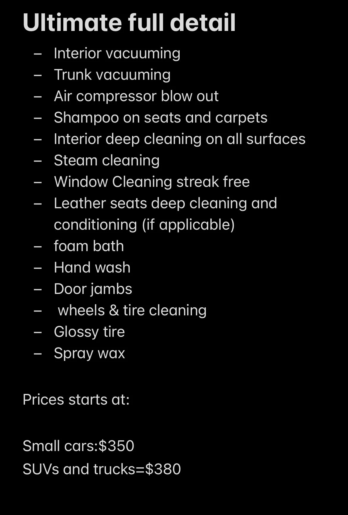 ultimate full detail