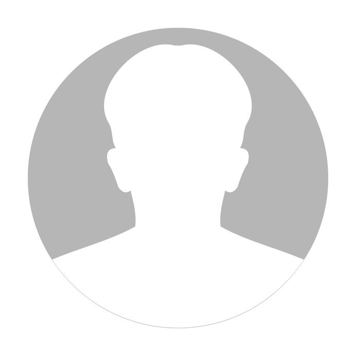 Silhouette of a person's head and shoulders in a gray circle.