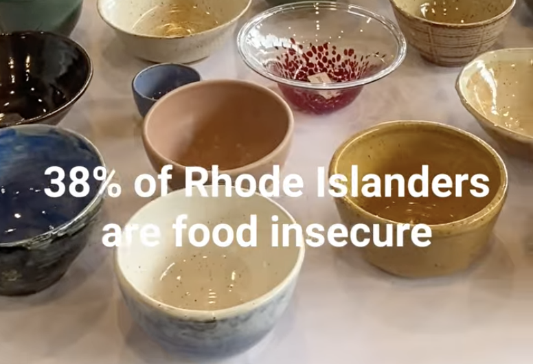 Empty Bowls at the Food Bank