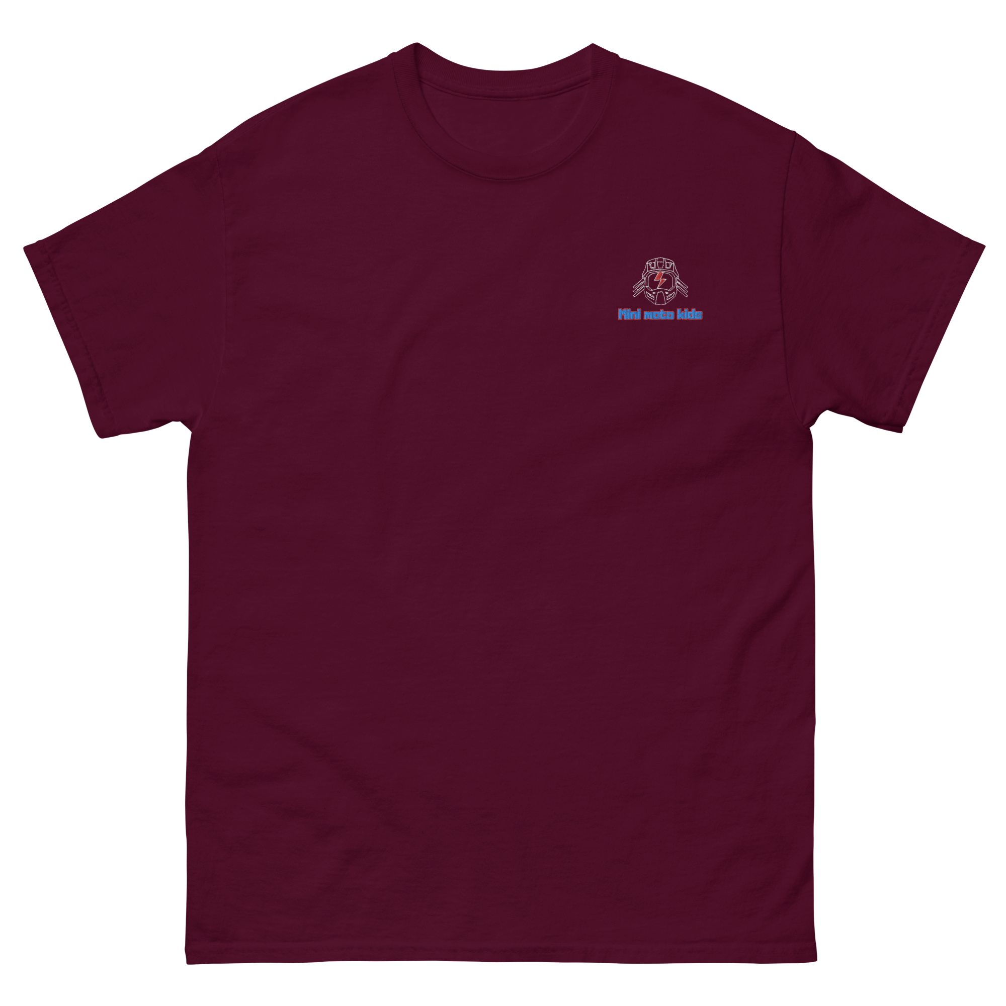 unisex-classic-tee-maroon-front-66b773e7f0546.png