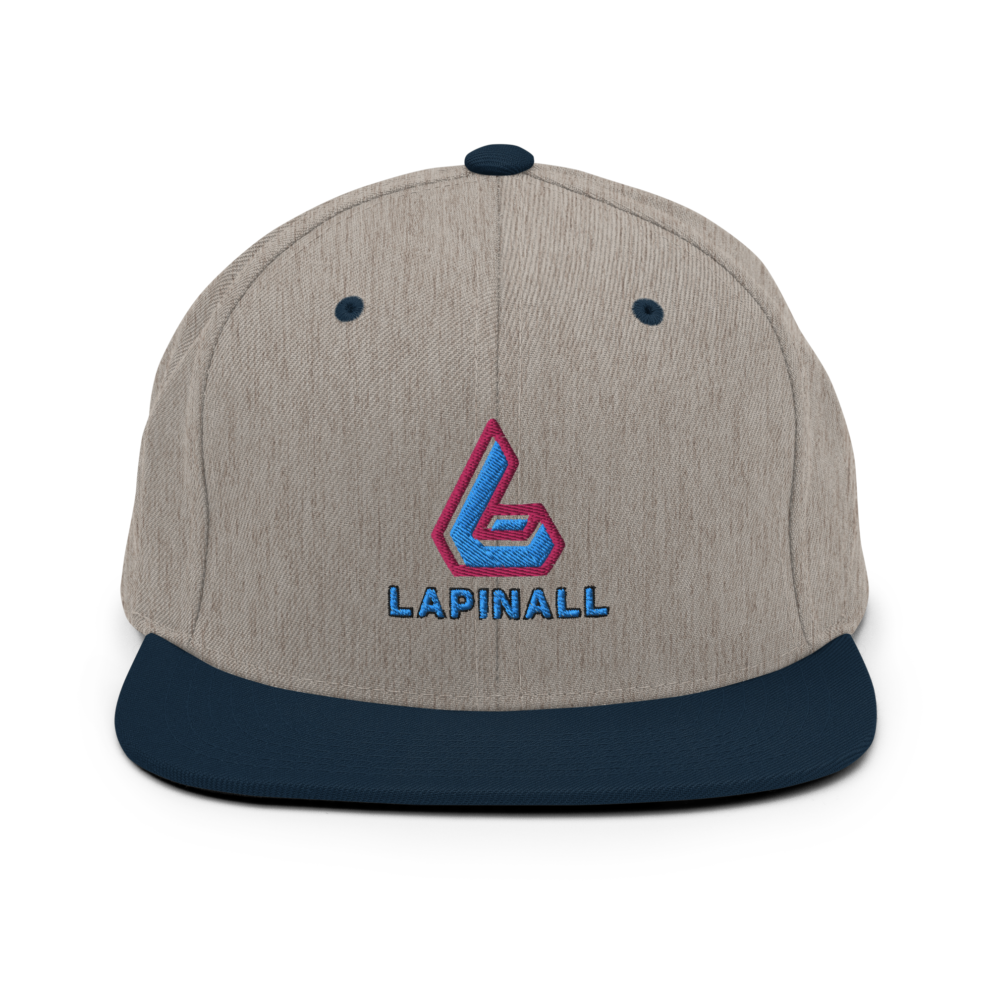 classic-snapback-heather-grey-navy-front-66b77eef2dc38.png