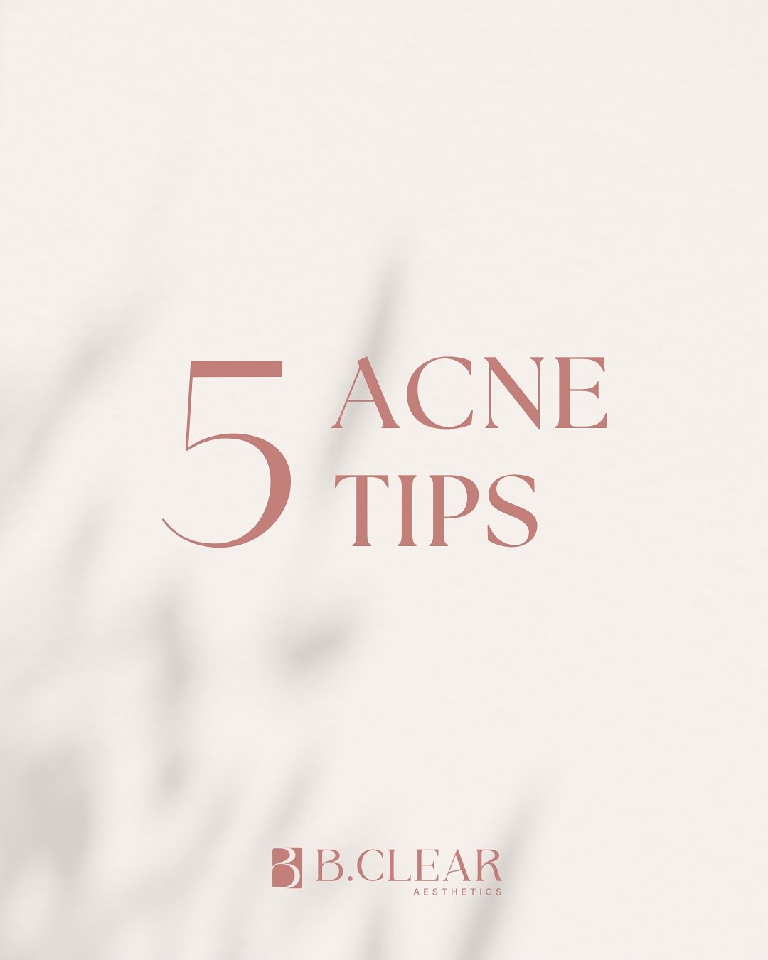 Here are 5 acne tips to help you care for your skin and your confidence ✨

Breakouts happen and they don&rsquo;t make you any less beautiful, worthy, or amazing. 

Know that you are not alone in your skincare journey. 

If you&rsquo;re struggling wit
