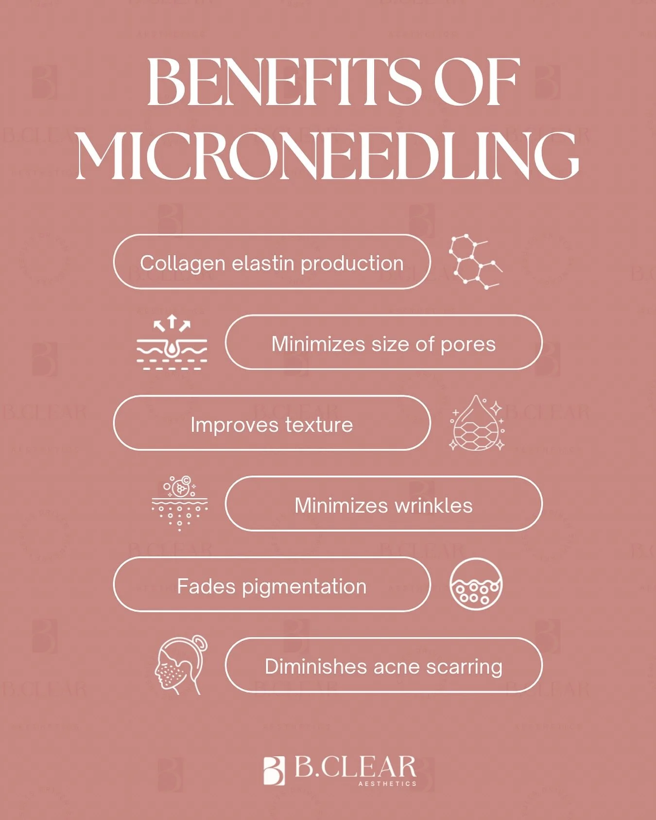 Why we love Microneedling (and you will too!)

Microneedling triggers your skin&rsquo;s natural healing response which kickstarts your collagen and elastin production. Your skin will become firmer, brighter, and more refined over time with a youthful