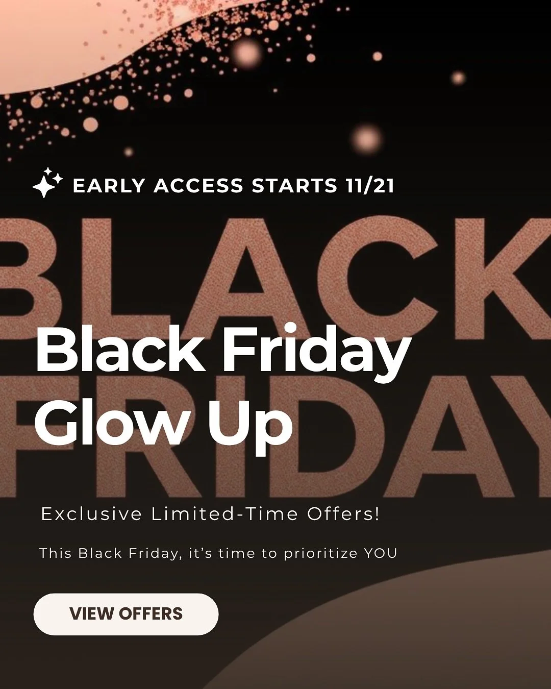 Glow season is officially here ✨

This Black Friday, we&rsquo;re making it easier than ever to invest in radiant, confident skin.  Swipe through to see how you can receive up to $600 in a complimentary treatment on our most popular services.

And get