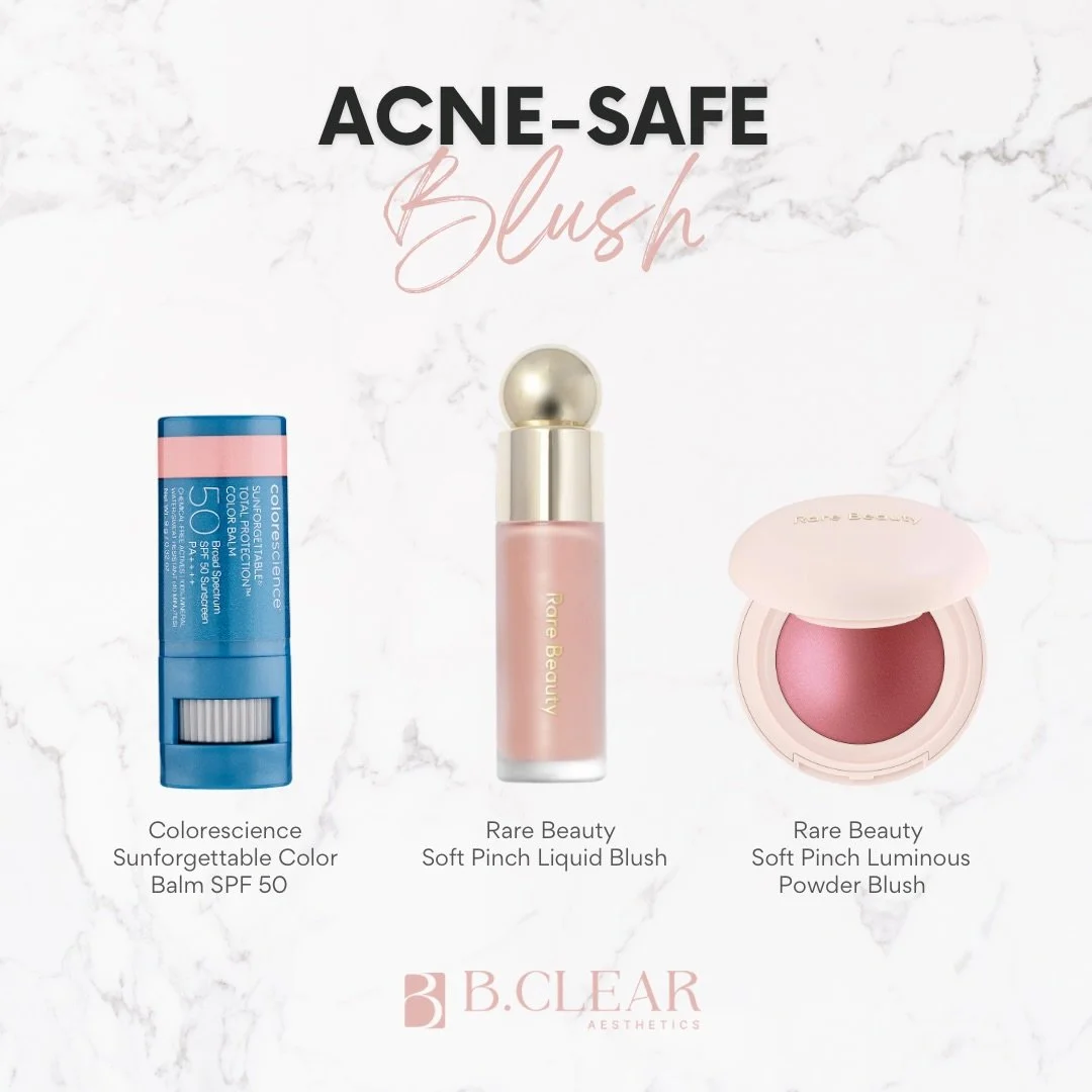 Struggling to find makeup that won&rsquo;t undo all your hard work clearing your skin?

We put together a list of blushes that are skin-friendly and acne-safe for those prone to breakouts. 

As a reminder, brands may change their formulations to add 