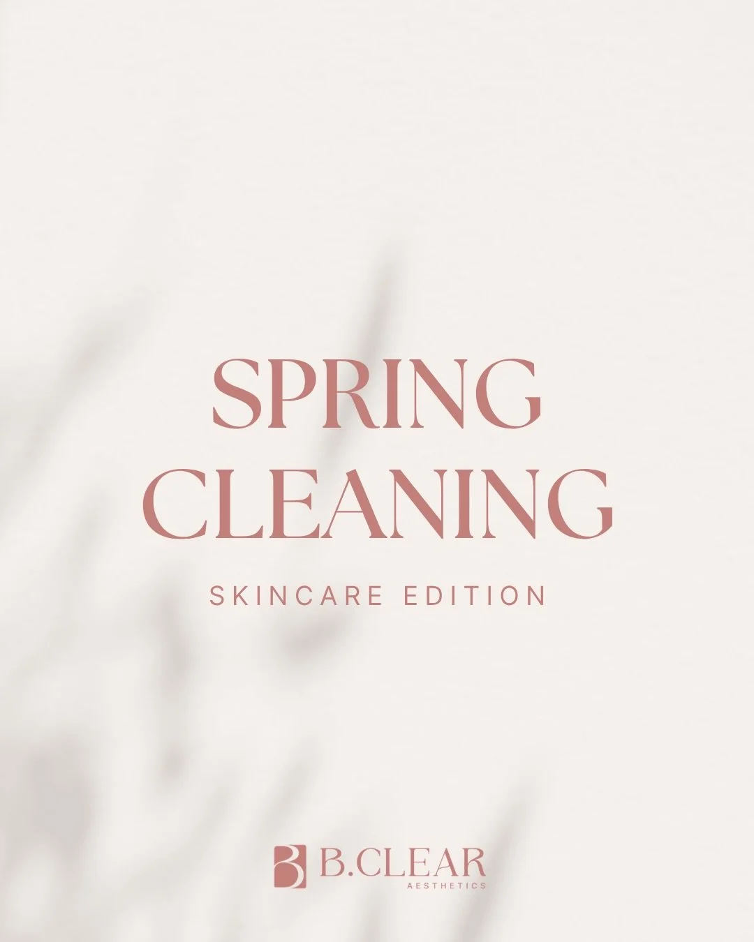 Spring cleaning 🌸

It isn&rsquo;t just for your closet. Your skincare routine deserves it too.

Toss expired products, swap makeup sponges, and book a spring facial for skin that&rsquo;s ready to shine.

See you in the treatment room ☁️ 

B.Clear Ae