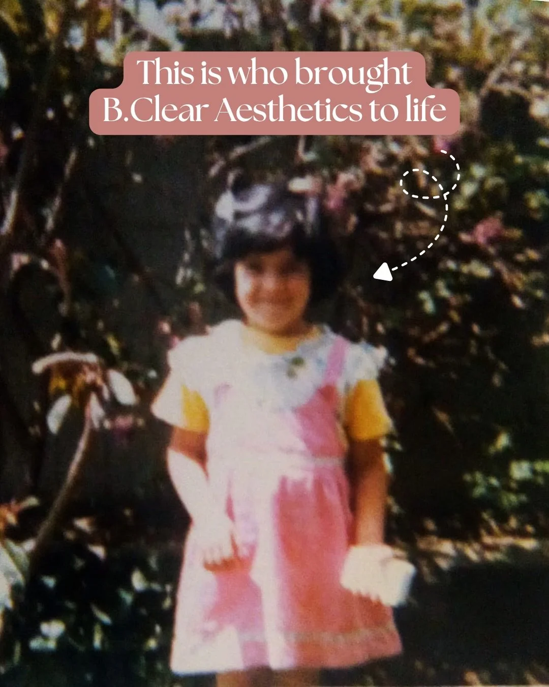 &ldquo;This is who&rdquo; baby trend, but B.Clear Aesthetics. How cute is our team?! 🌸🎀✨