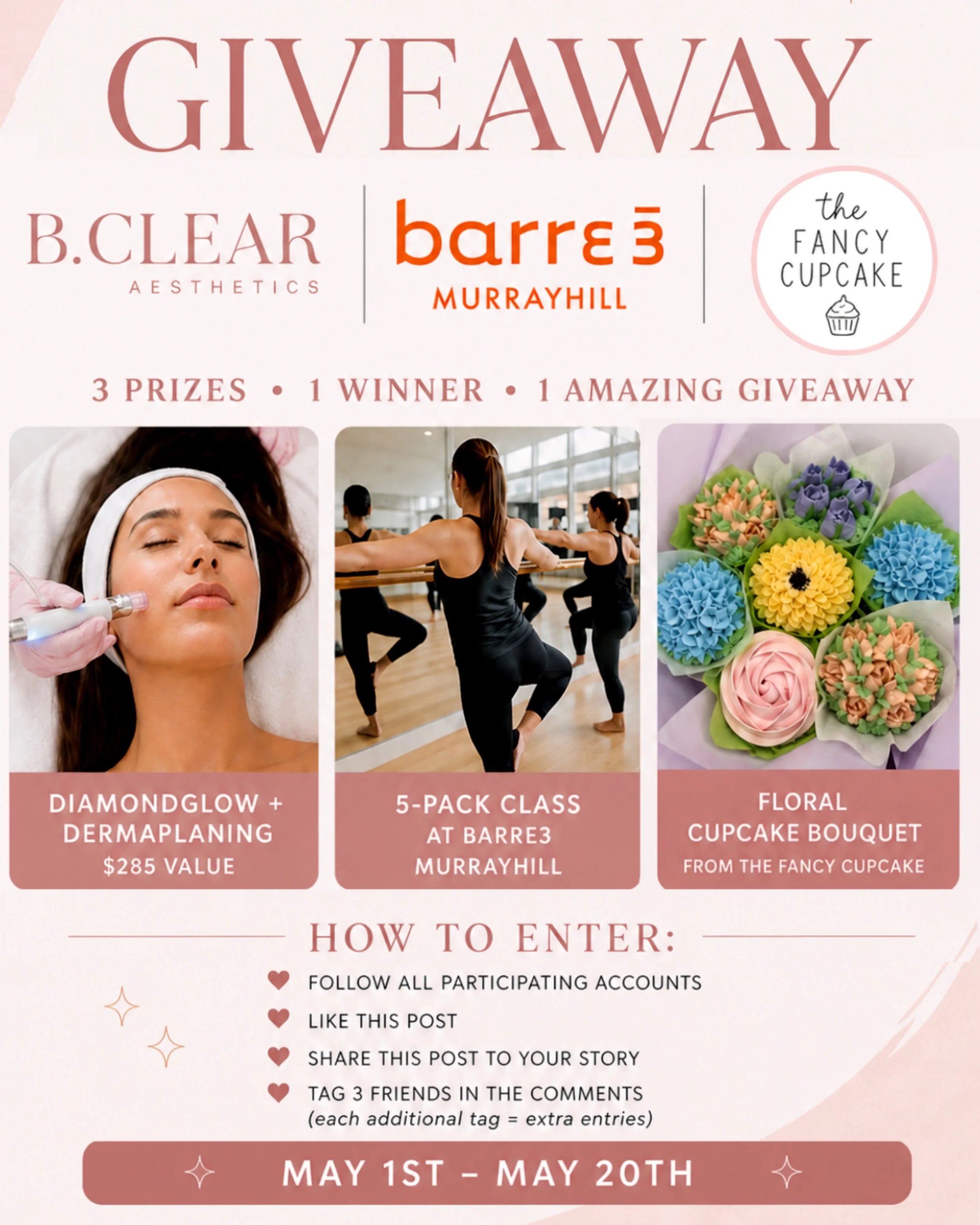 We&rsquo;ve teamed up with our local partners to bring you an incredible collab giveaway!! 😍

Blending radiant and healthy skin, strengthened movement and feeling good in your body, with a little sweet treat just because. 🤍

One lucky winner will r