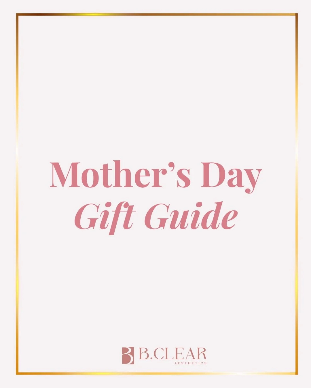 Mother&rsquo;s Day is almost here, and we wanted to share a few of our favorite skincare gifts 💗

These are products we genuinely love in clinic and recommend often for maintaining radiant, healthy skin at home.

Whether you&rsquo;re shopping for mo