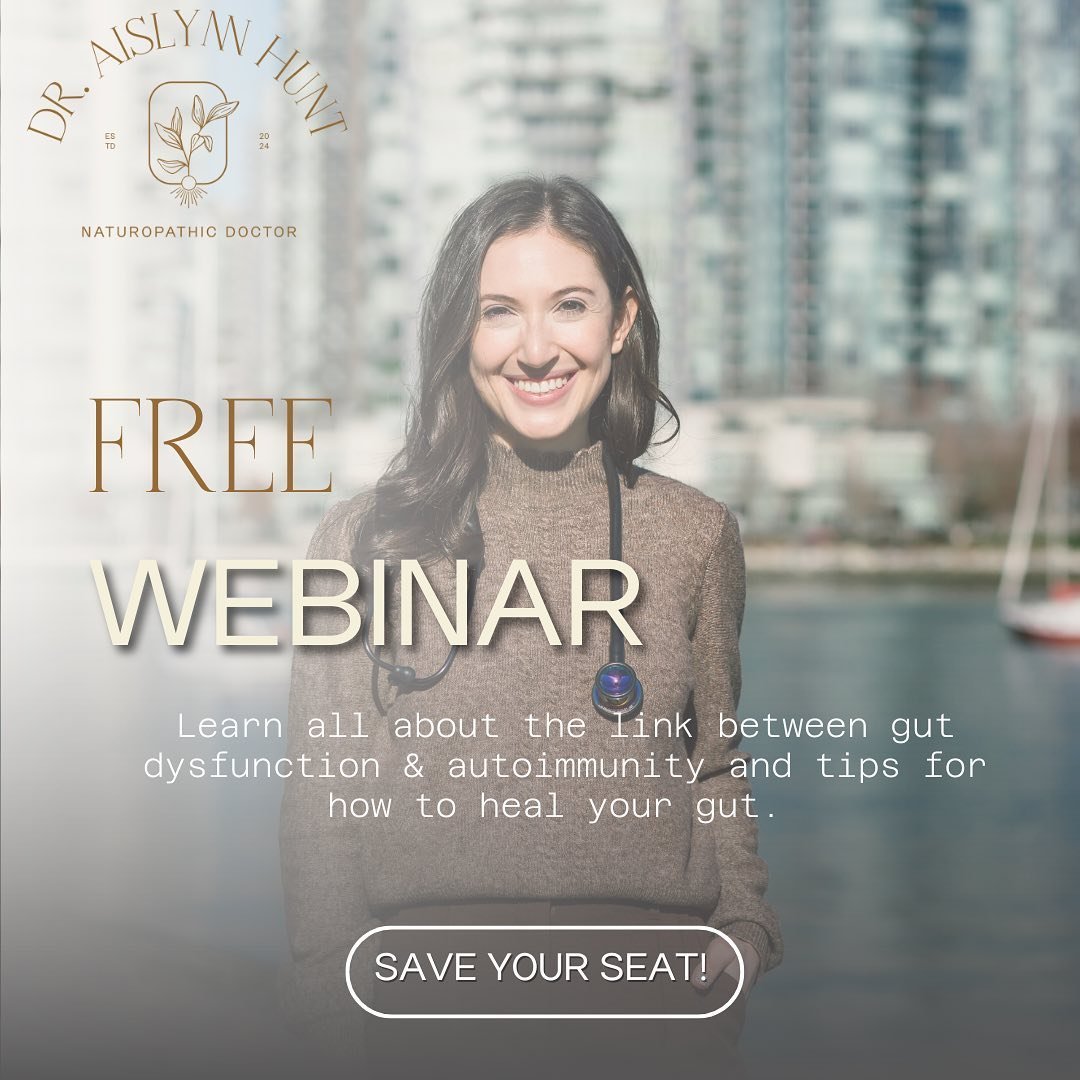 LAST CALL 📢⁠
⁠
One more week remaining to sign up for my free webinar on the link between gut dysfunction &amp; autoimmunity. The live event will be Thursday at 11 am but make sure to sign up even if you can&rsquo;t make it so I can send you the rec