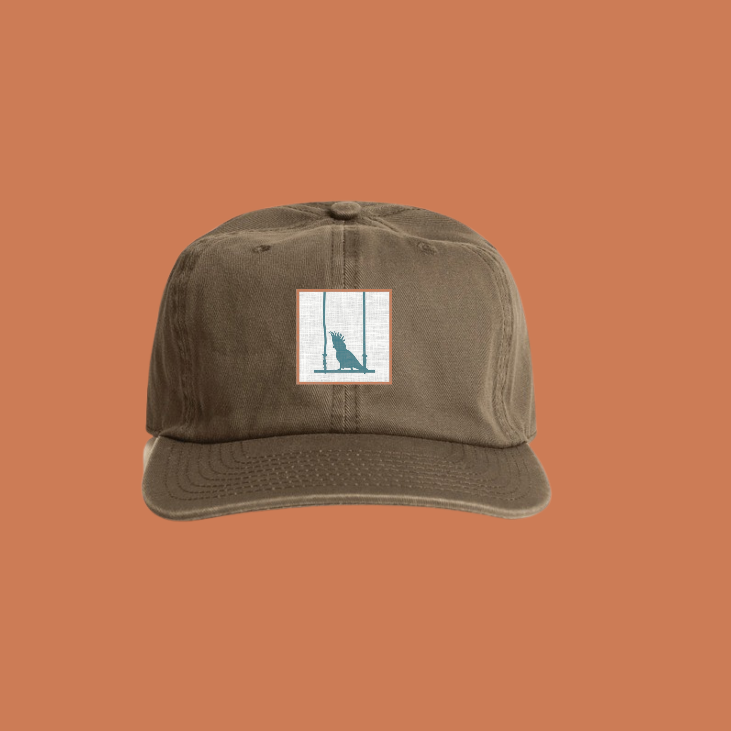 Talking Parrot Logo Cap - BROWN - PRE-ORDER
