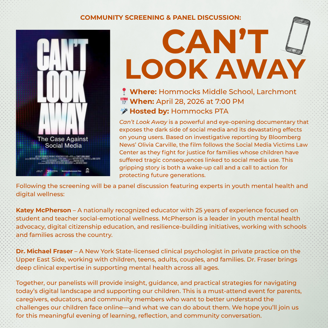 Can't Look Away - Community Screening &amp; Panel Discussion