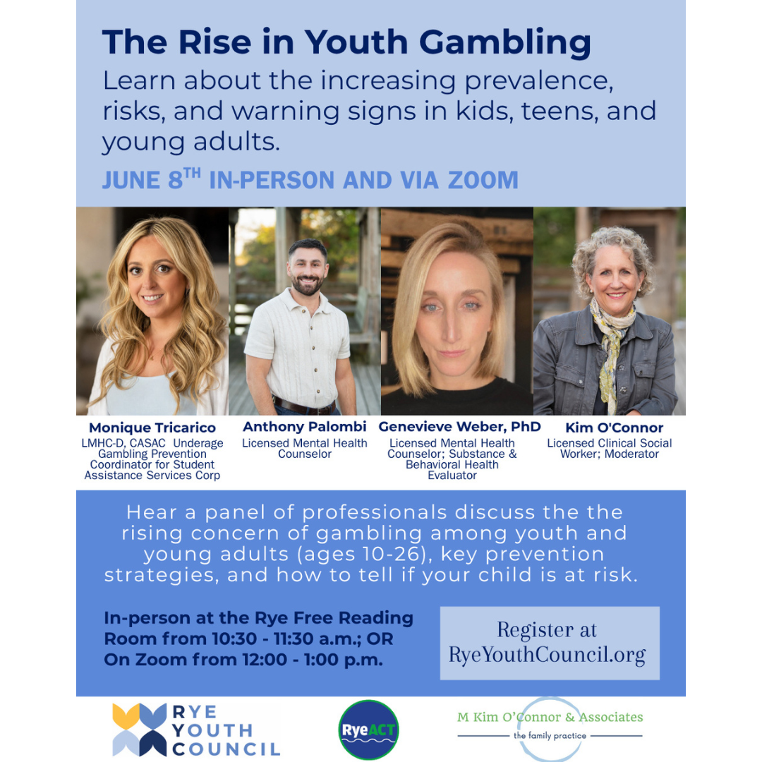 The Rise in Youth Gambling - Rye Youth Council Event