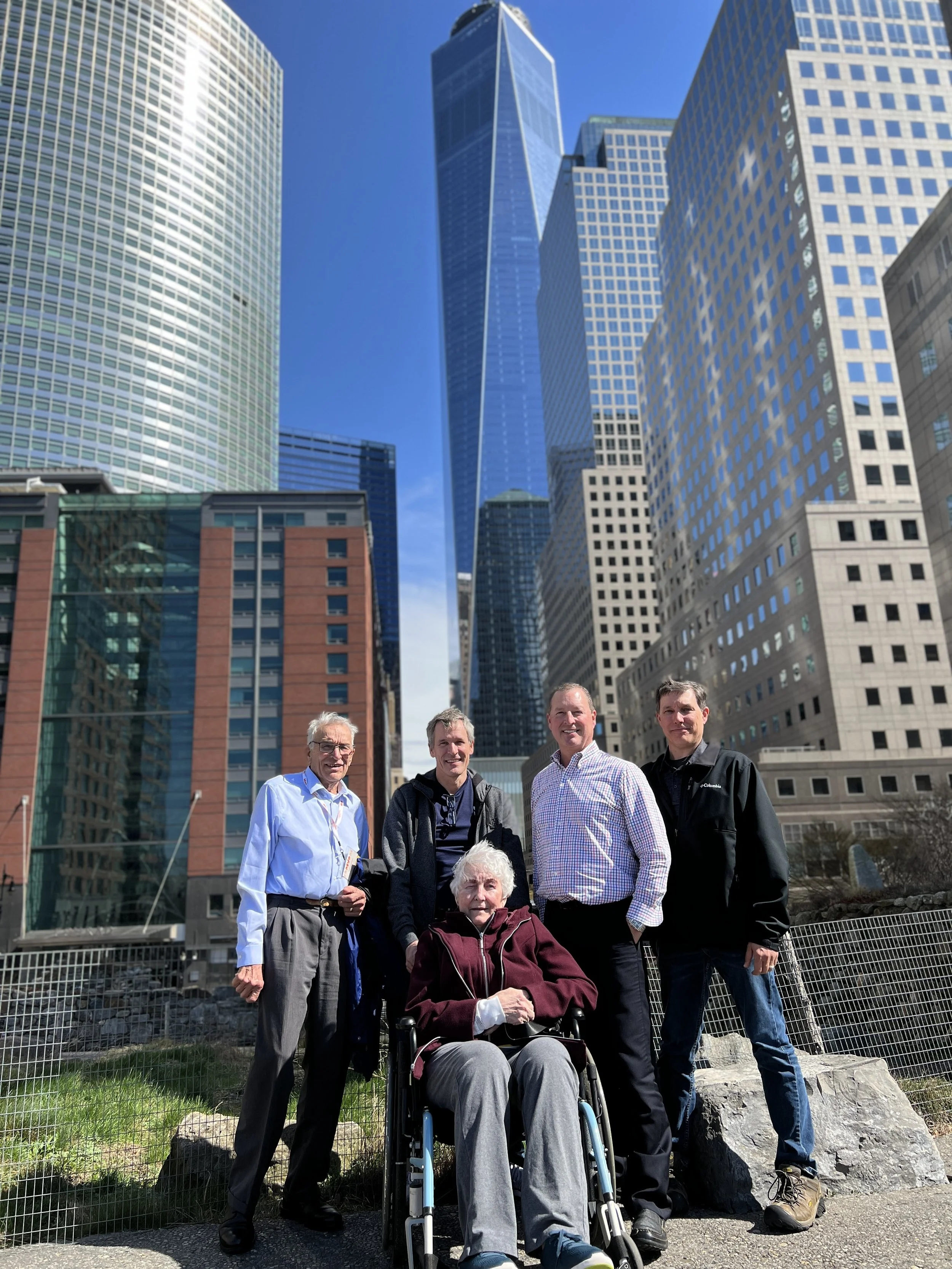 Dopa Dreams Project participant and Parkinson's warrior Joan sightseeing in NYC with her family - her Dopa Dream come true.