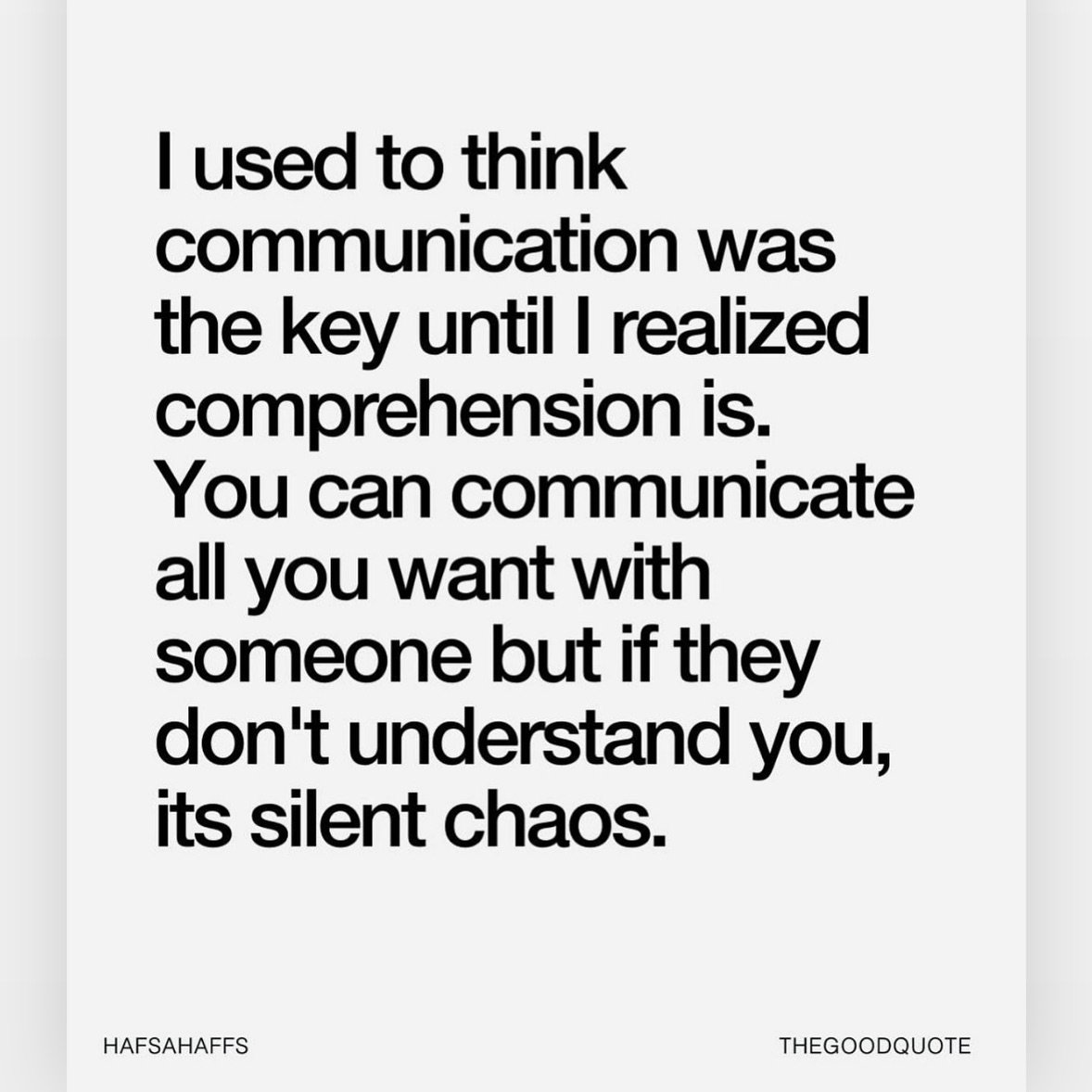 Without communication it can be all chaos

#healthyfood #health