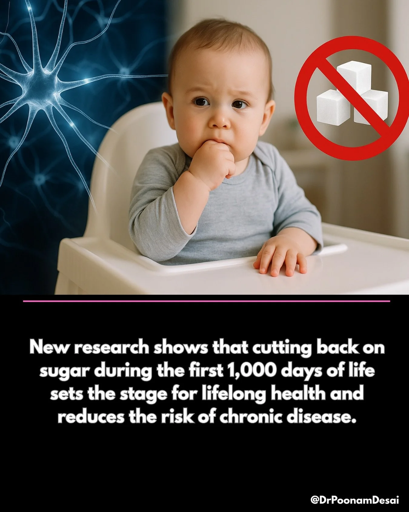 🌟 Cutting Back on Sugar in the First 1000 Days: A Sweet Strategy for Health! 🍭❌

Did you know that the first 1000 days of life, from conception to a child&rsquo;s second birthday, are crucial for setting the foundation for a healthy future? A recen