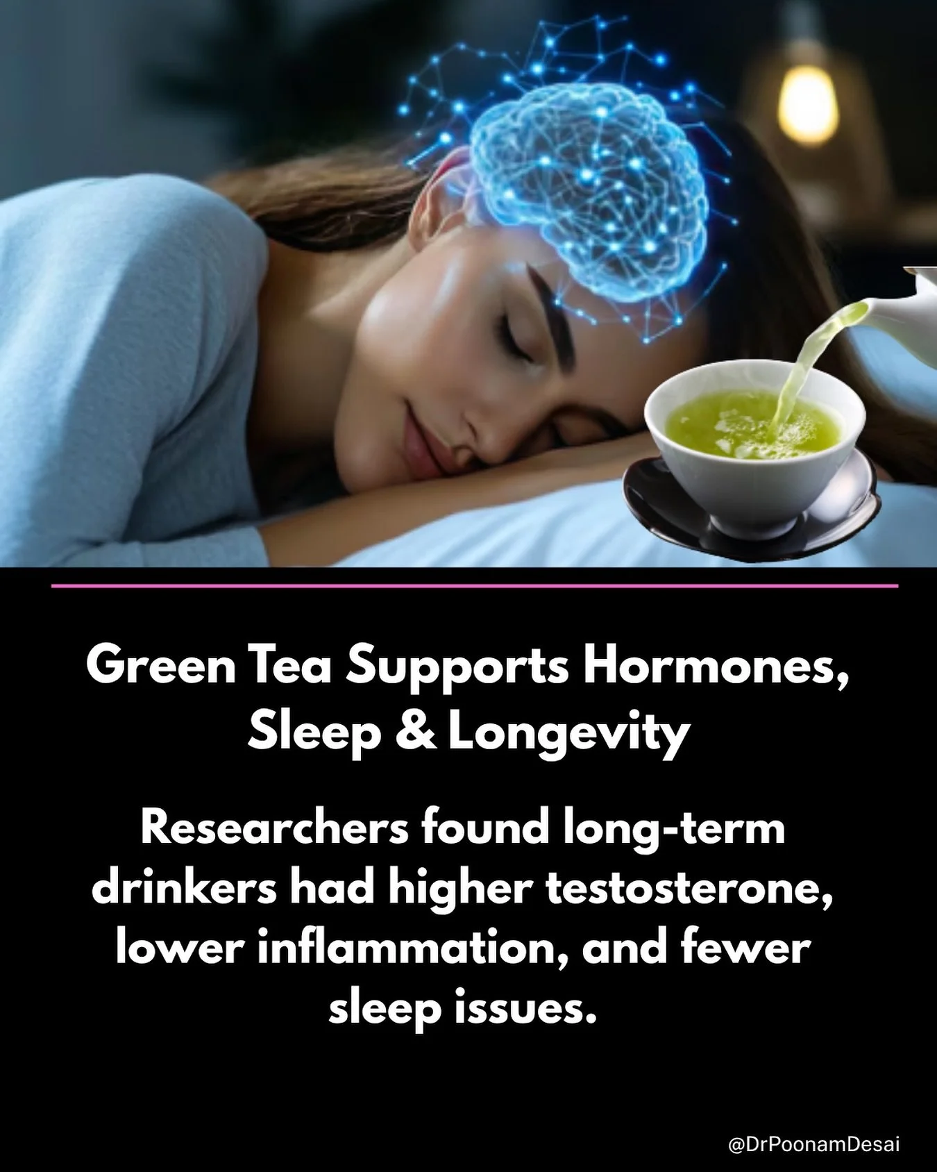 I started regularly drinking green tea! 

Did you know that incorporating green tea into your daily routine may have fantastic benefits for your health? 🌿 Studies show that green tea, particularly its key ingredient L-theanine, can promote better sl