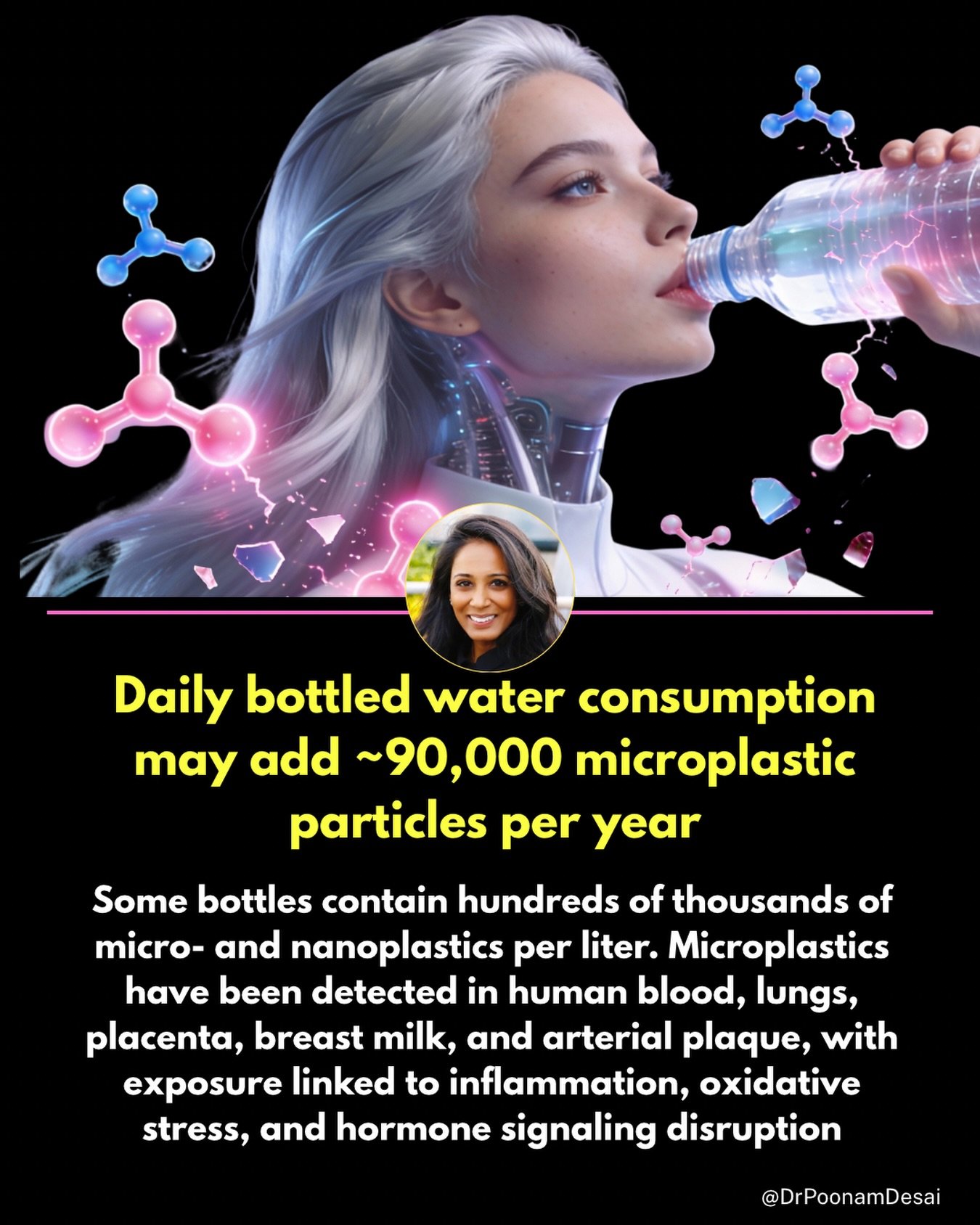 Save and share with someone who is still using plastic water bottle

🔬 Science shows the average person unknowingly ingests ~39,000&ndash;52,000 microplastic particles per year just from food and water. If you regularly rely on single-use plastic wa