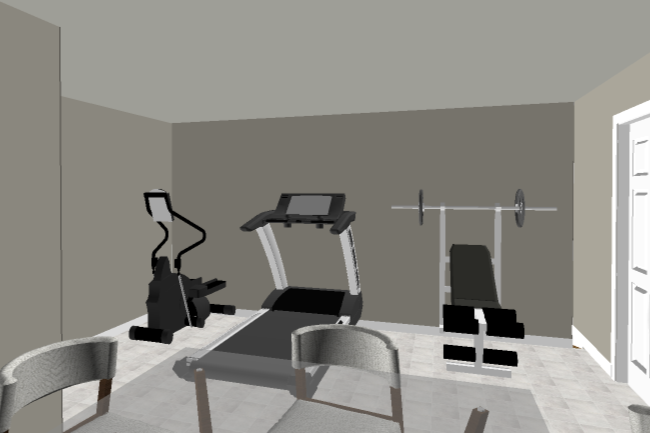 Fitness Room Pool House