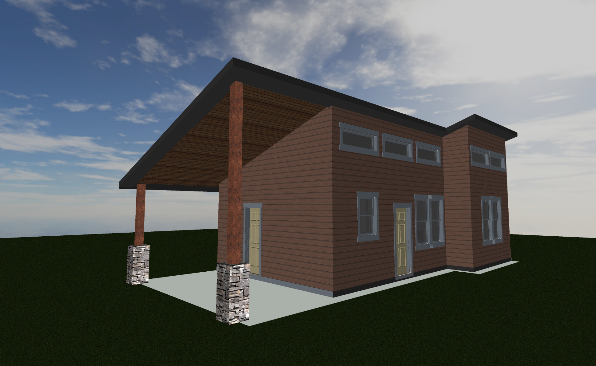 Simple, Modern, Small Home