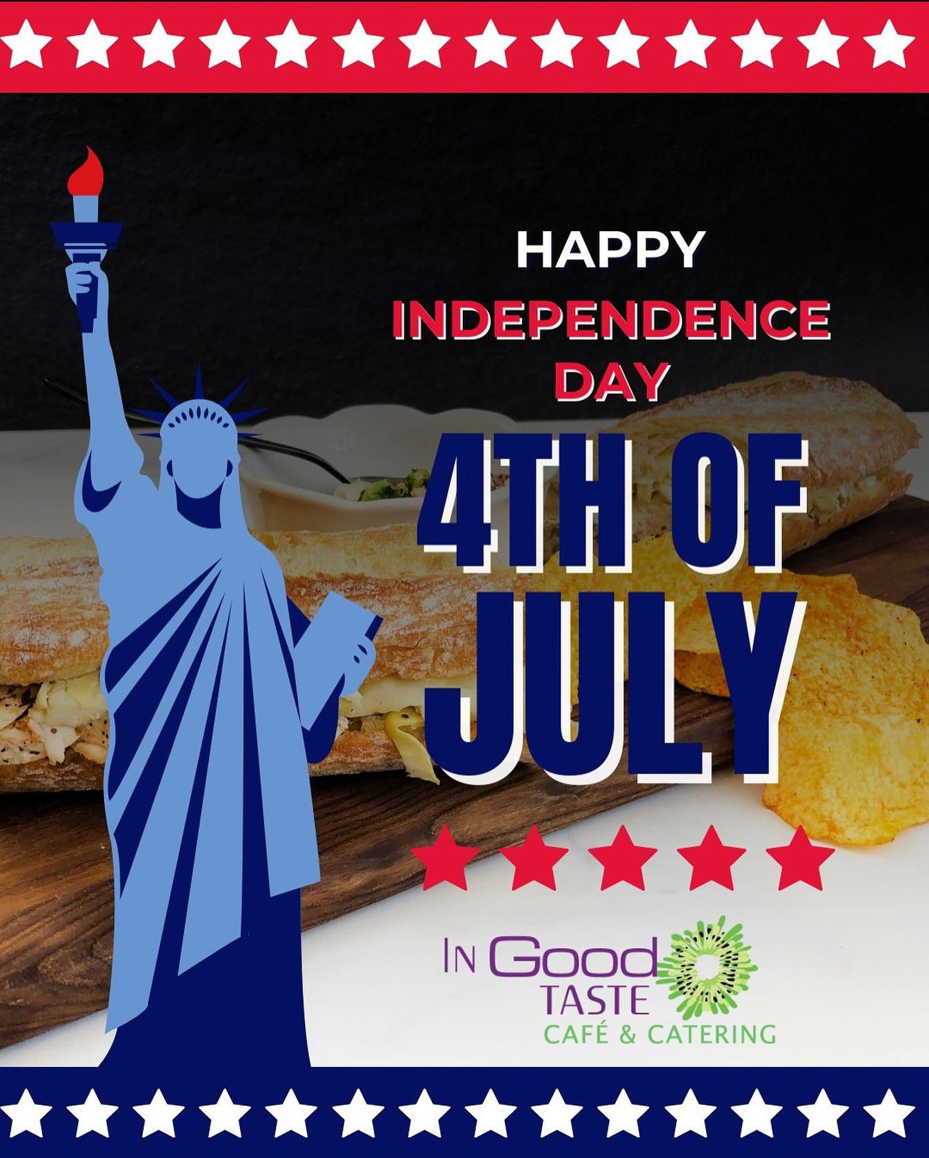 Happy 4th of July from In Good Taste 🇺🇸
