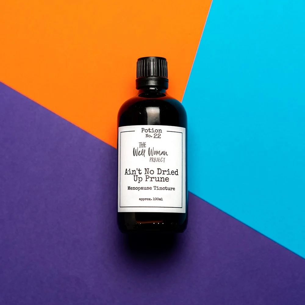 ‘Ain’t No Dried Up Prune’ Menopause Tincture Food Supplement